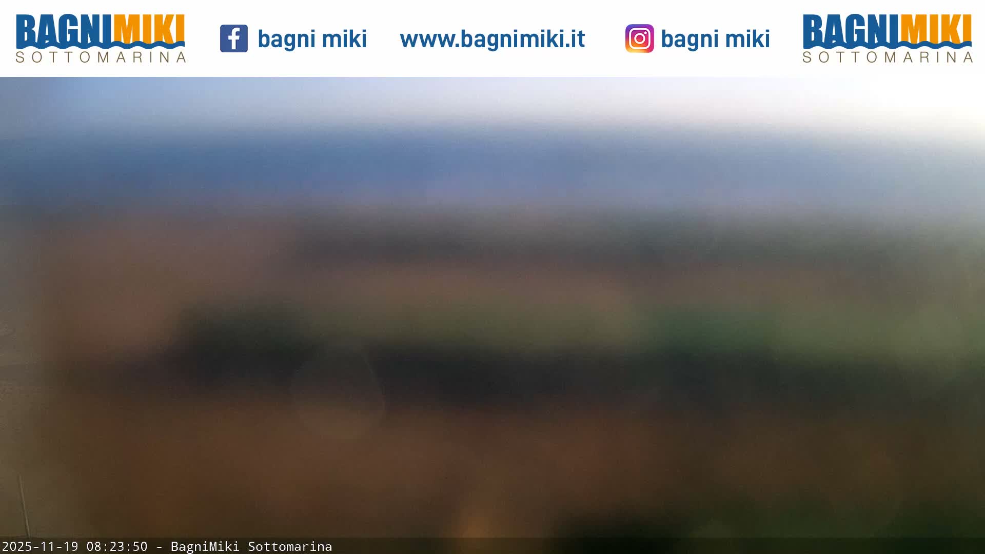 Venezia Sottomarina Miki Beach East View Live Cam - Venice, Veneto, Italy