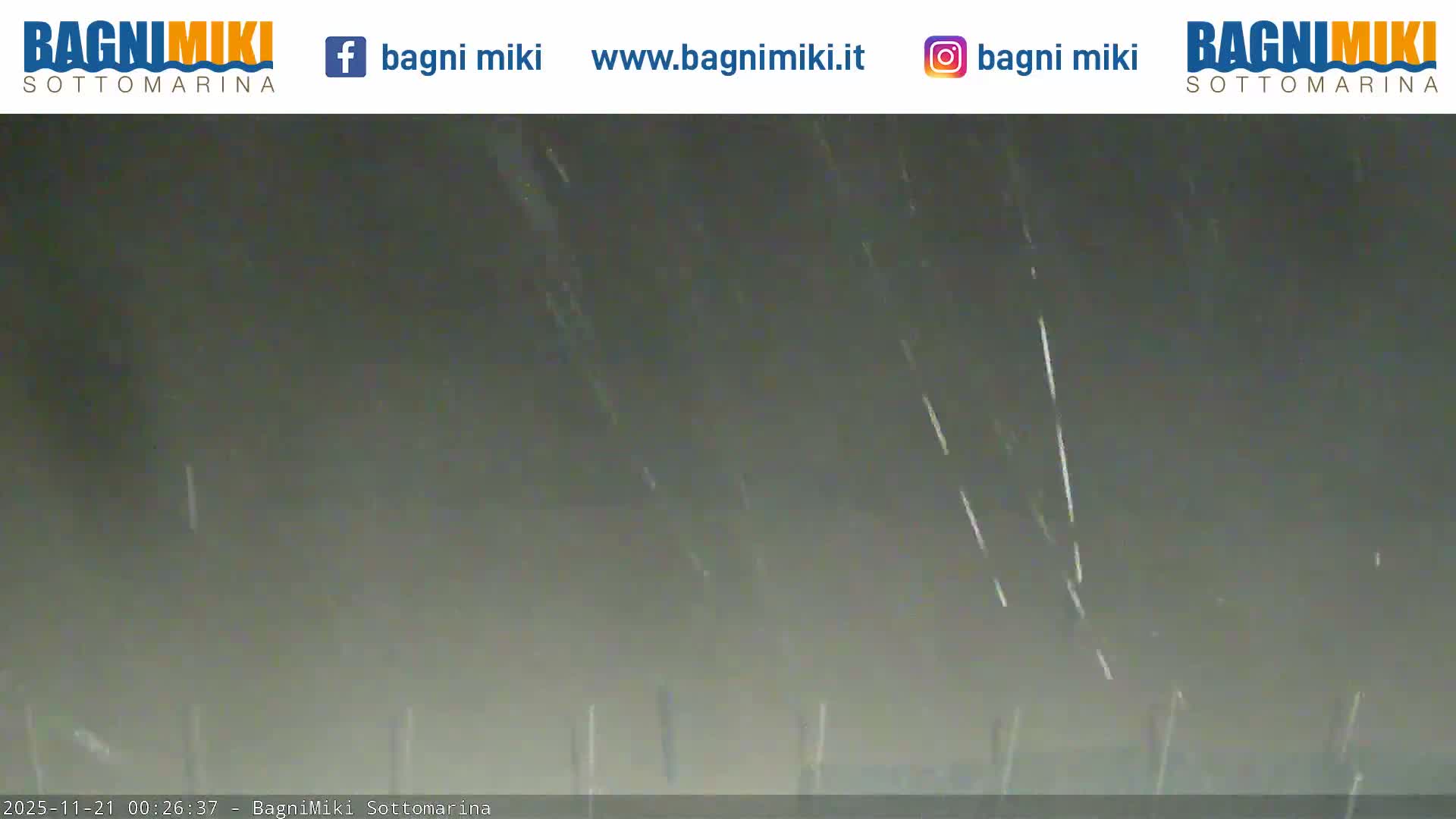 Venezia Sottomarina Miki Beach East View Live Cam - Venice, Veneto, Italy