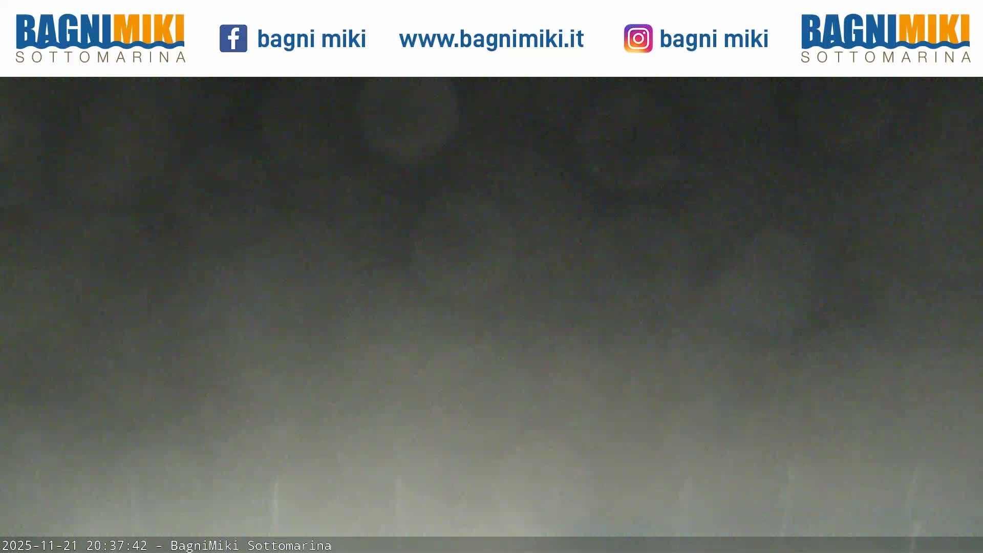 Venezia Sottomarina Miki Beach East View Live Cam - Venice, Veneto, Italy