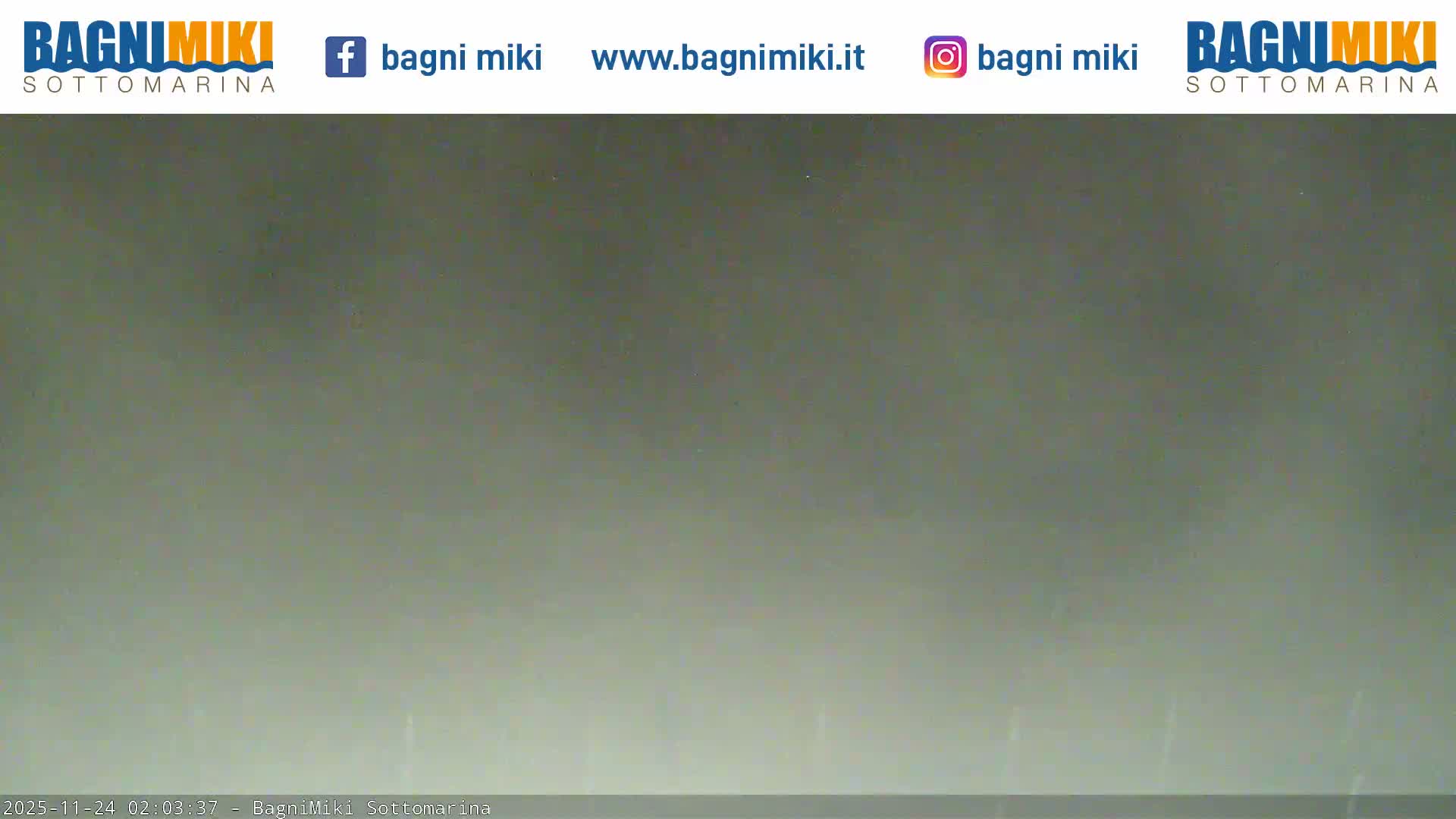 Venezia Sottomarina Miki Beach East View Live Cam - Venice, Veneto, Italy