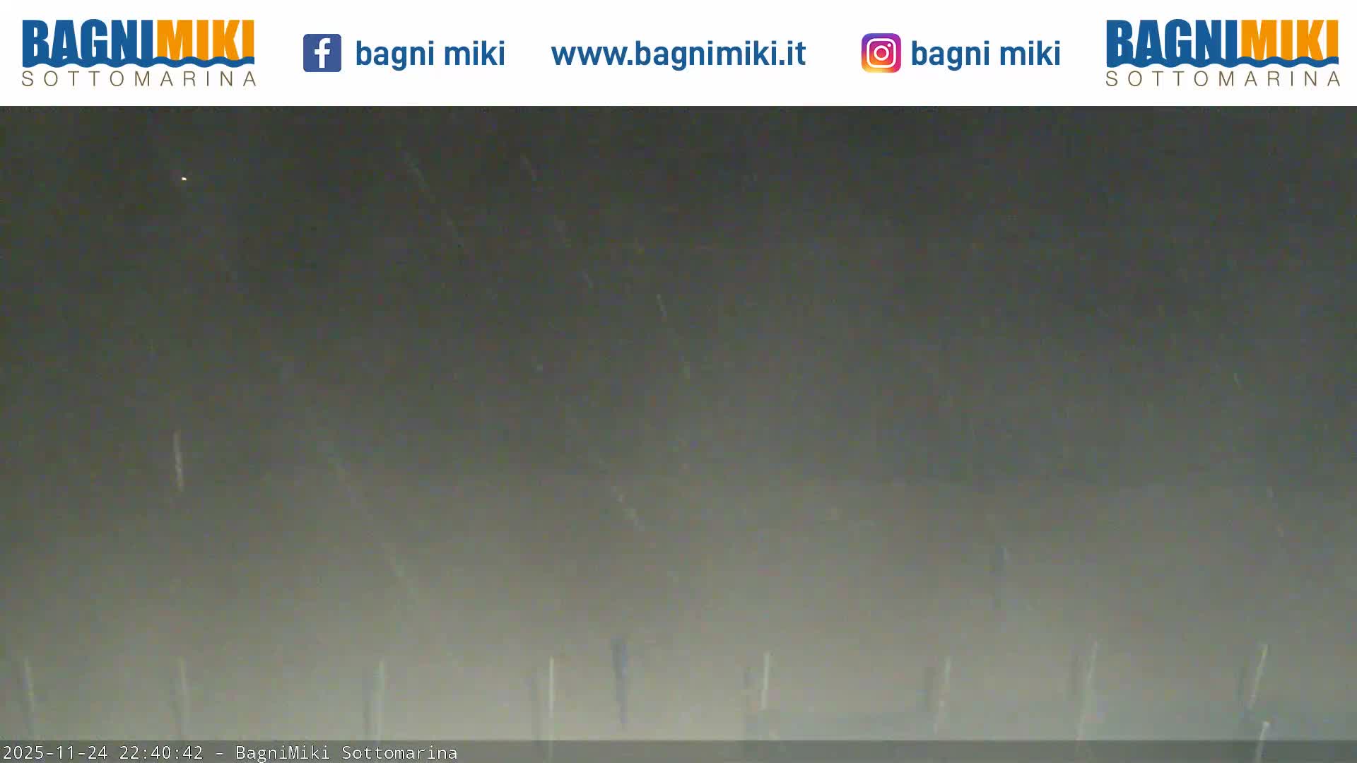 Venezia Sottomarina Miki Beach East View Live Cam - Venice, Veneto, Italy