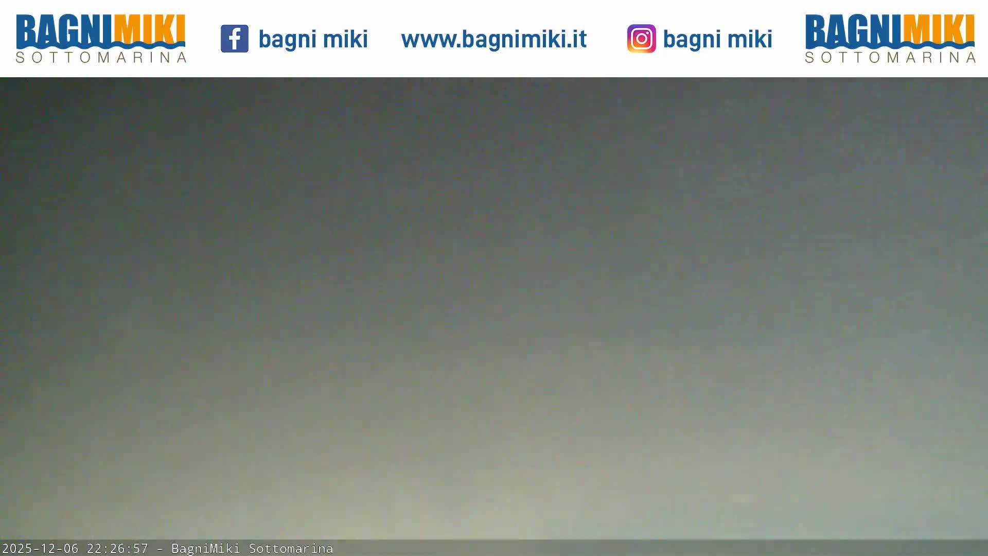 Venezia Sottomarina Miki Beach East View Live Cam - Venice, Veneto, Italy