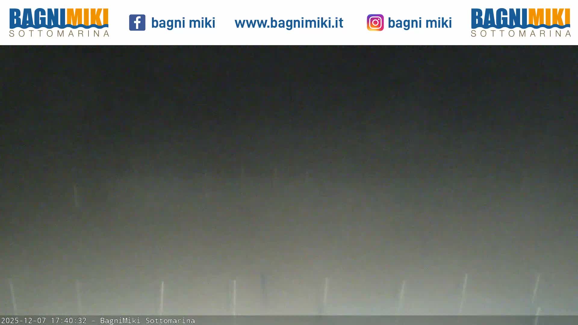 Venezia Sottomarina Miki Beach East View Live Cam - Venice, Veneto, Italy