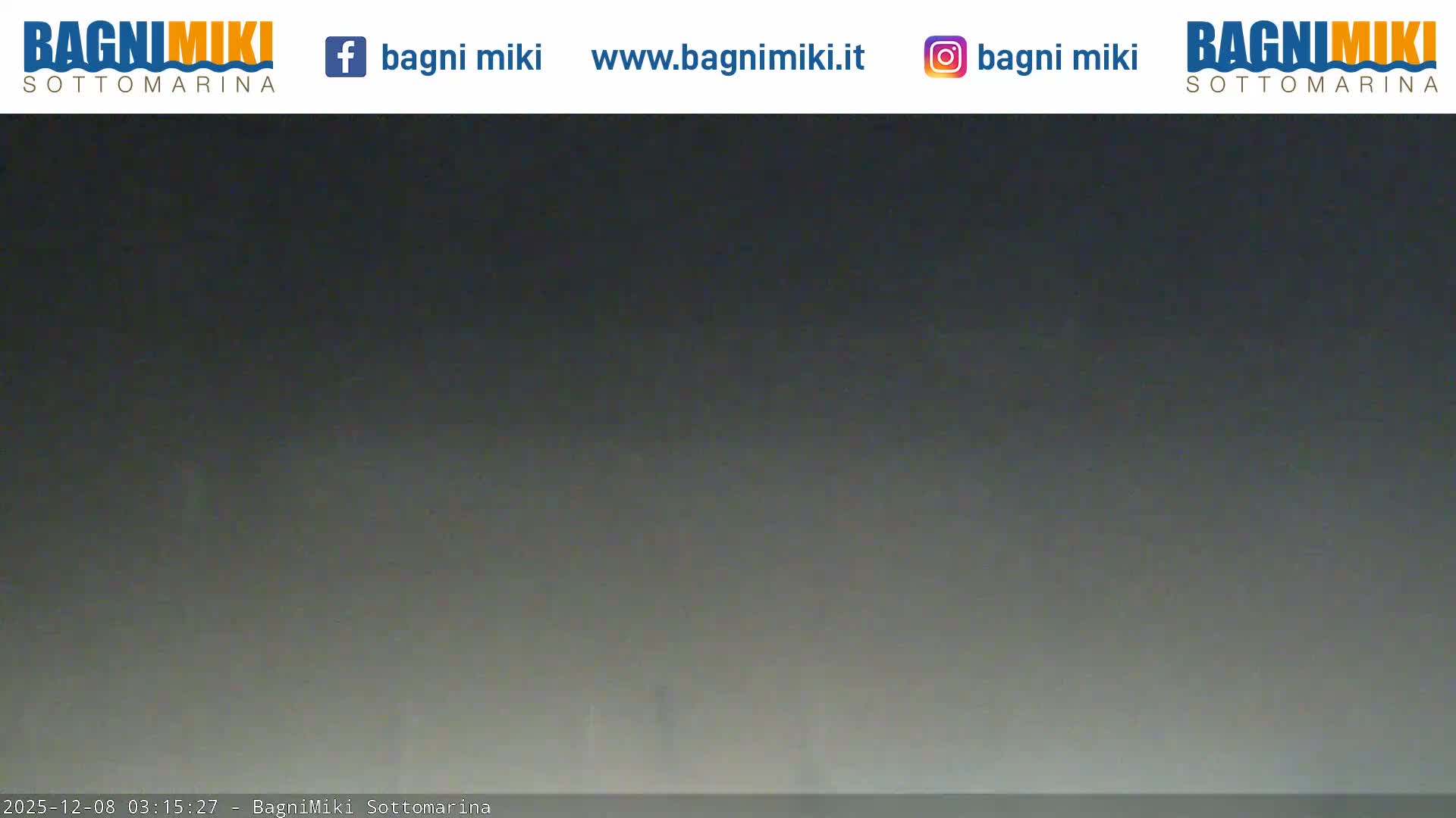 Venezia Sottomarina Miki Beach East View Live Cam - Venice, Veneto, Italy