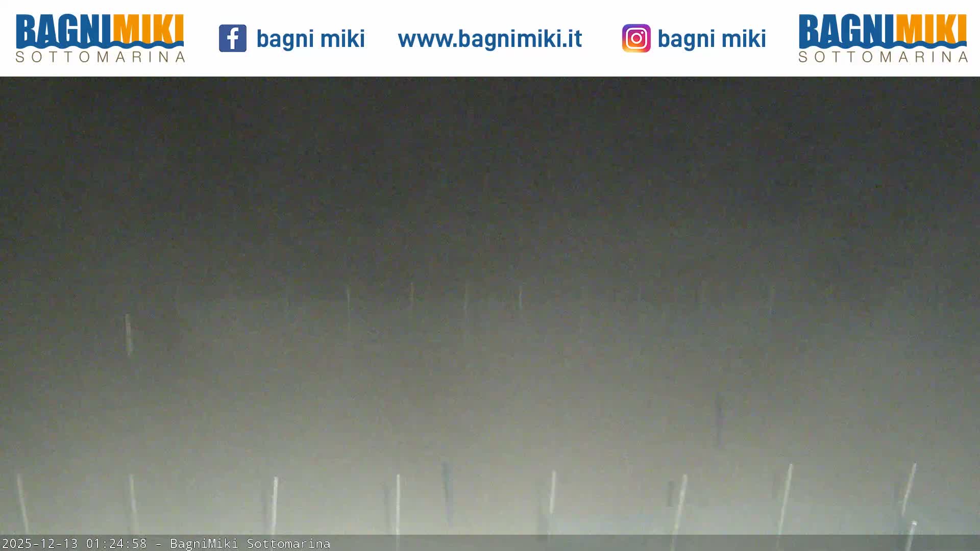 Venezia Sottomarina Miki Beach East View Live Cam - Venice, Veneto, Italy