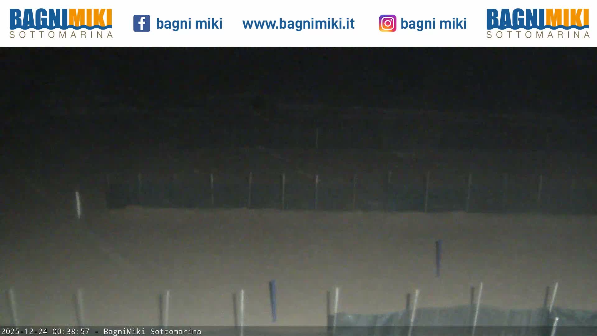 Venezia Sottomarina Miki Beach East View Live Cam - Venice, Veneto, Italy