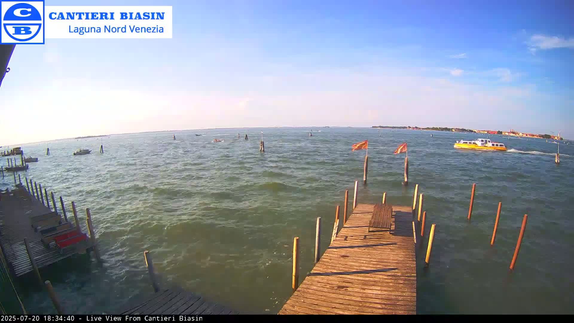 Laguna Nord Venice (North Lagune) from Cantieri Biasin -  Venice, Veneto, Italy