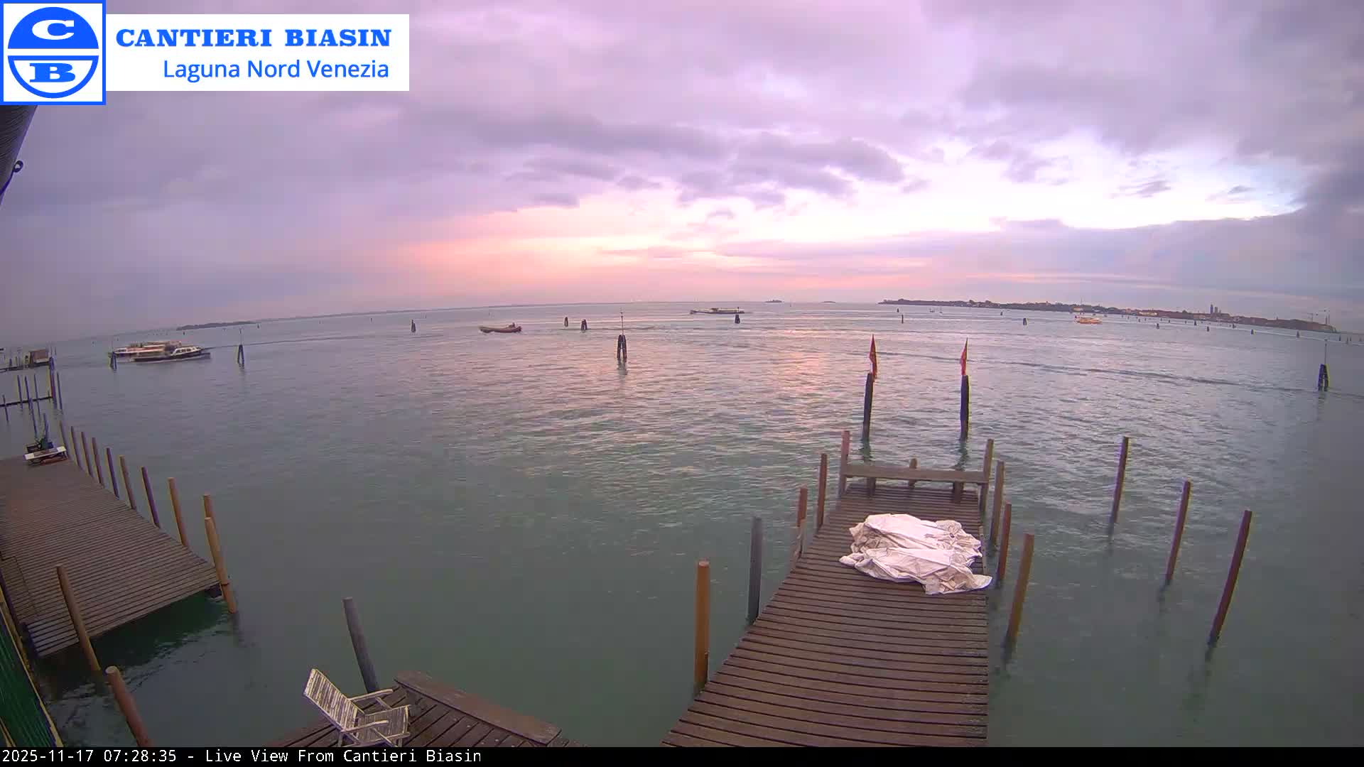 Laguna Nord Venice (North Lagune) from Cantieri Biasin -  Venice, Veneto, Italy