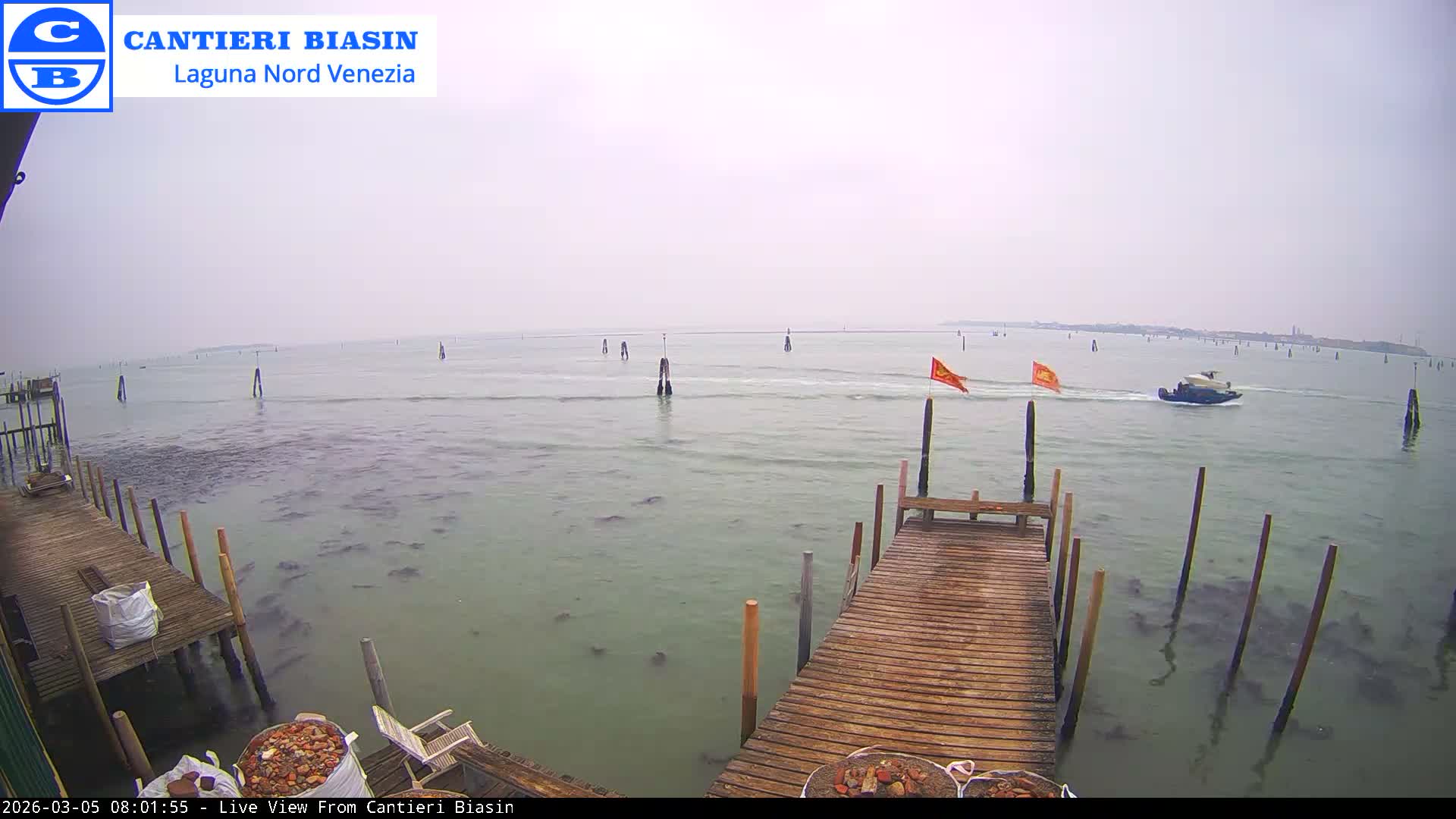 Laguna Nord Venice (North Lagune) from Cantieri Biasin -  Venice, Veneto, Italy