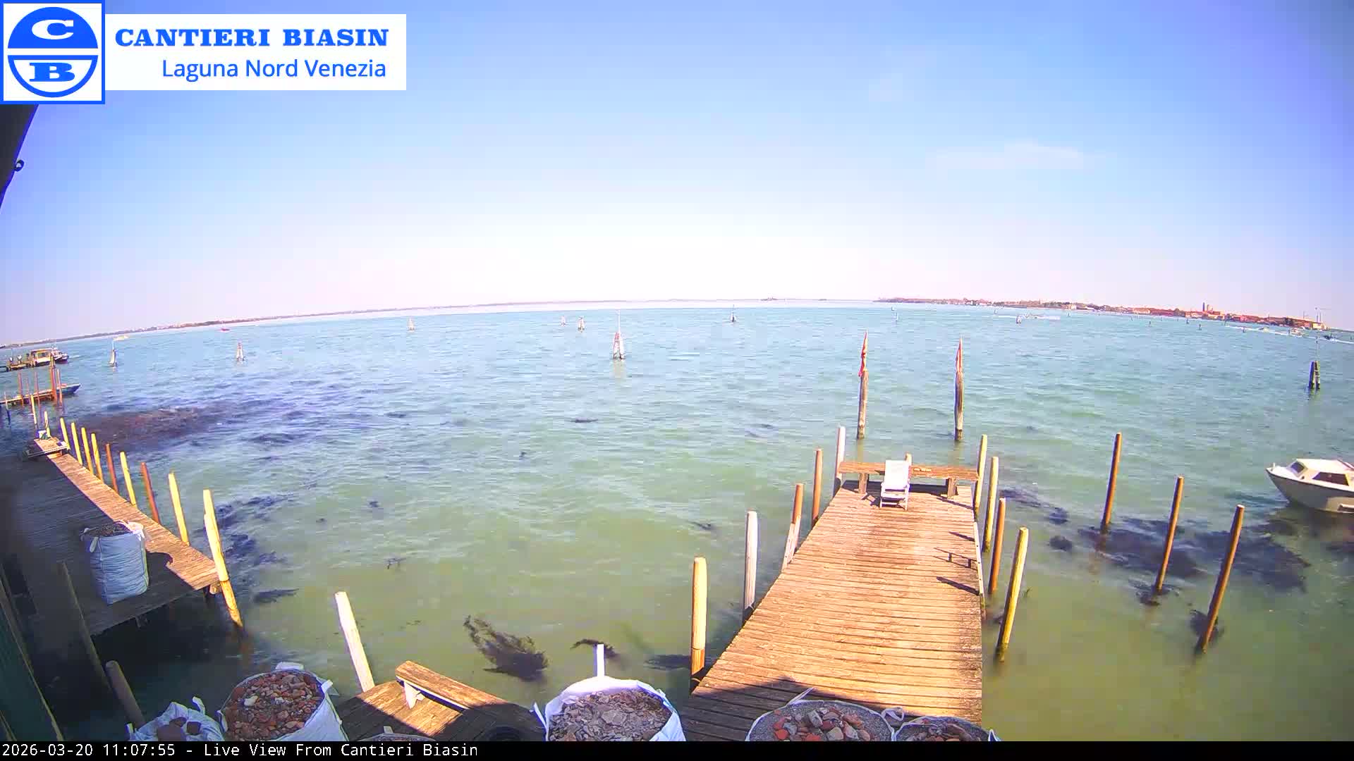 Laguna Nord Venice (North Lagune) from Cantieri Biasin -  Venice, Veneto, Italy