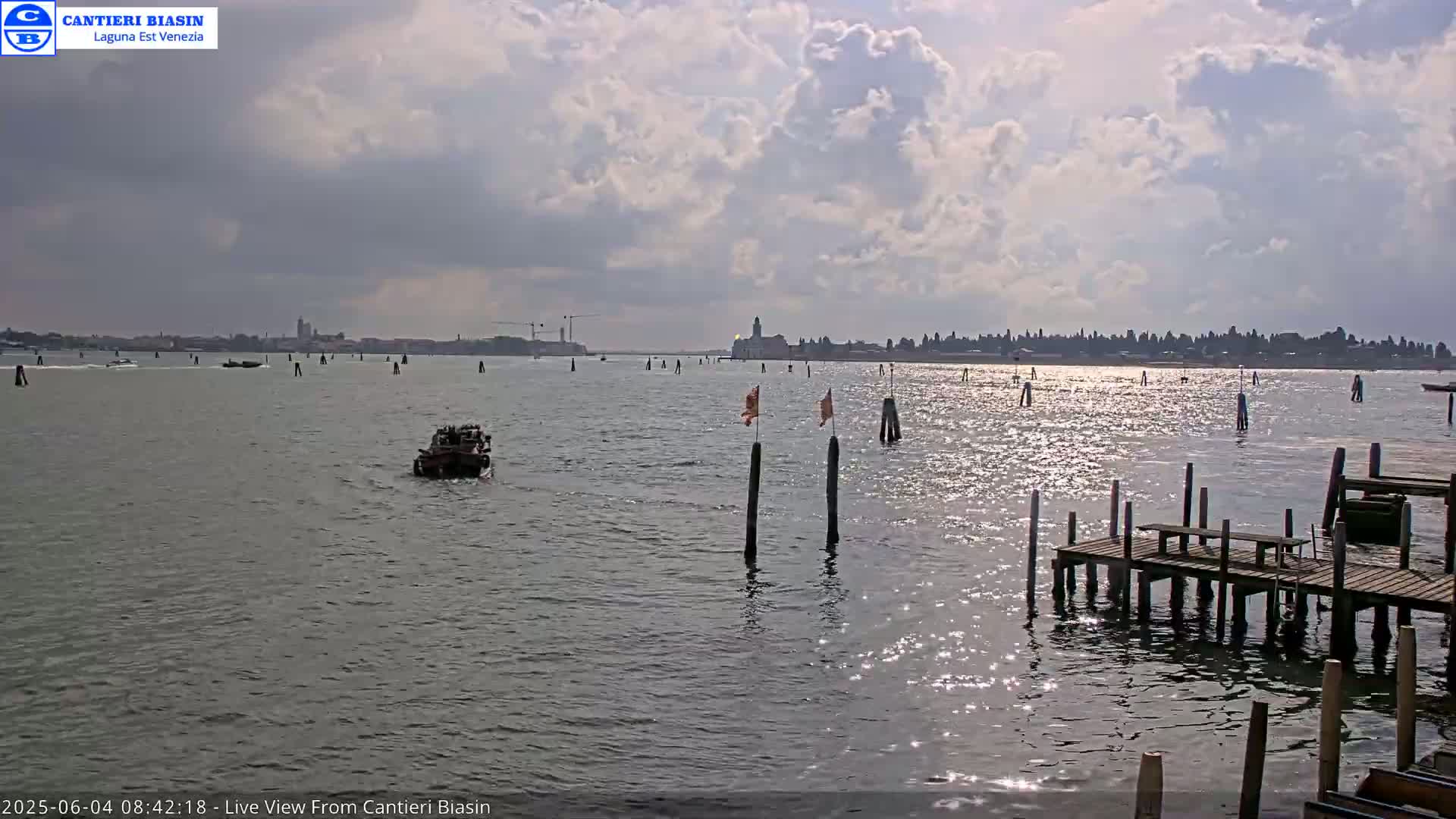 Laguna Lake Est Veniezia from Cantieri Biasin - Venice, Veneto, Italy