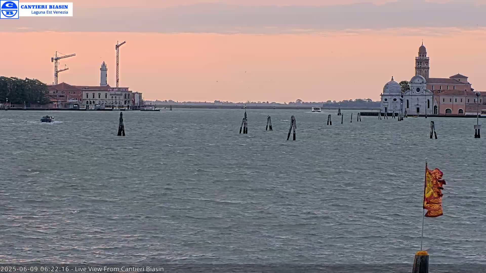 Laguna Lake Est Veniezia from Cantieri Biasin - Venice, Veneto, Italy