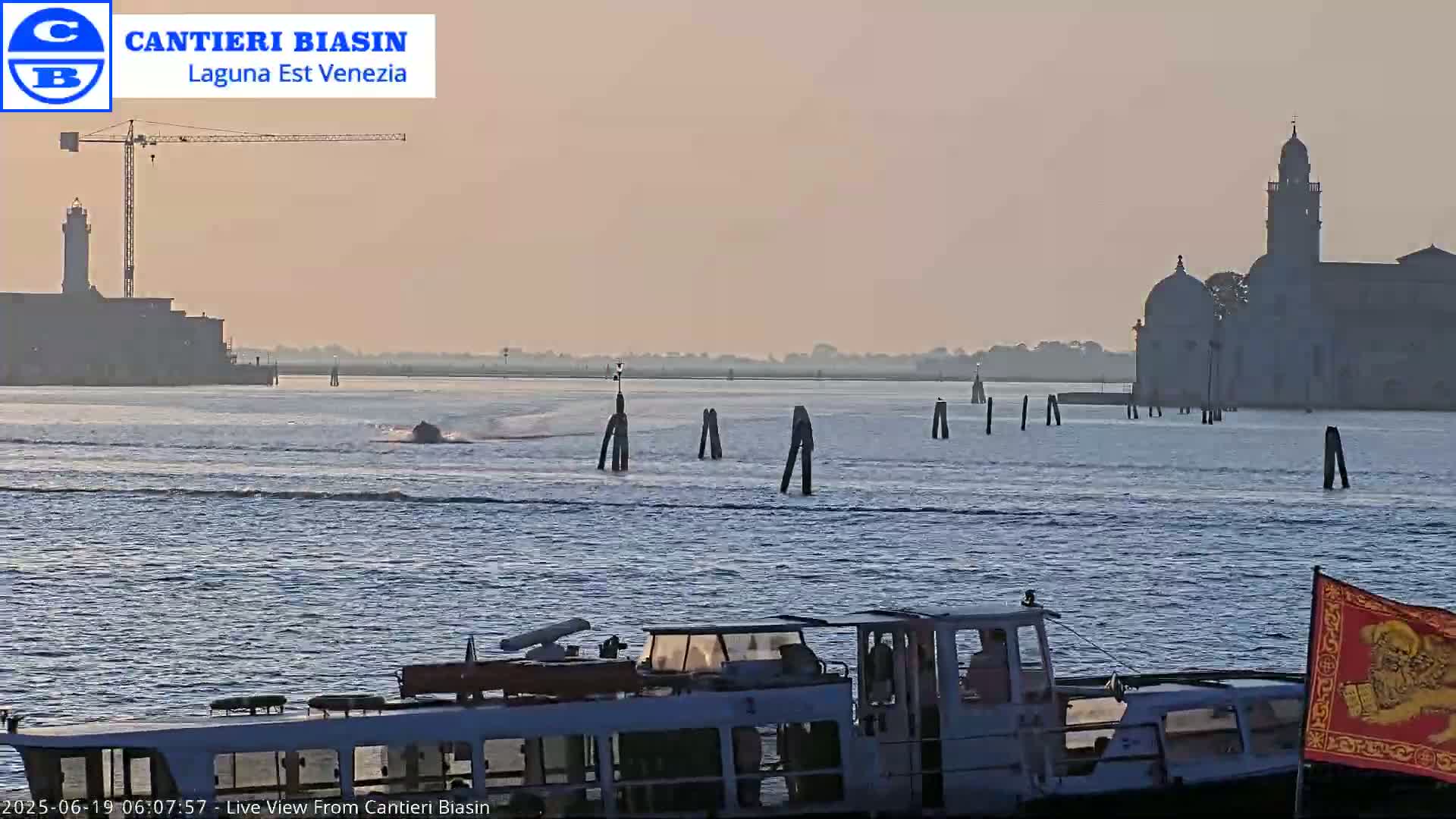 Laguna Lake Est Veniezia from Cantieri Biasin - Venice, Veneto, Italy