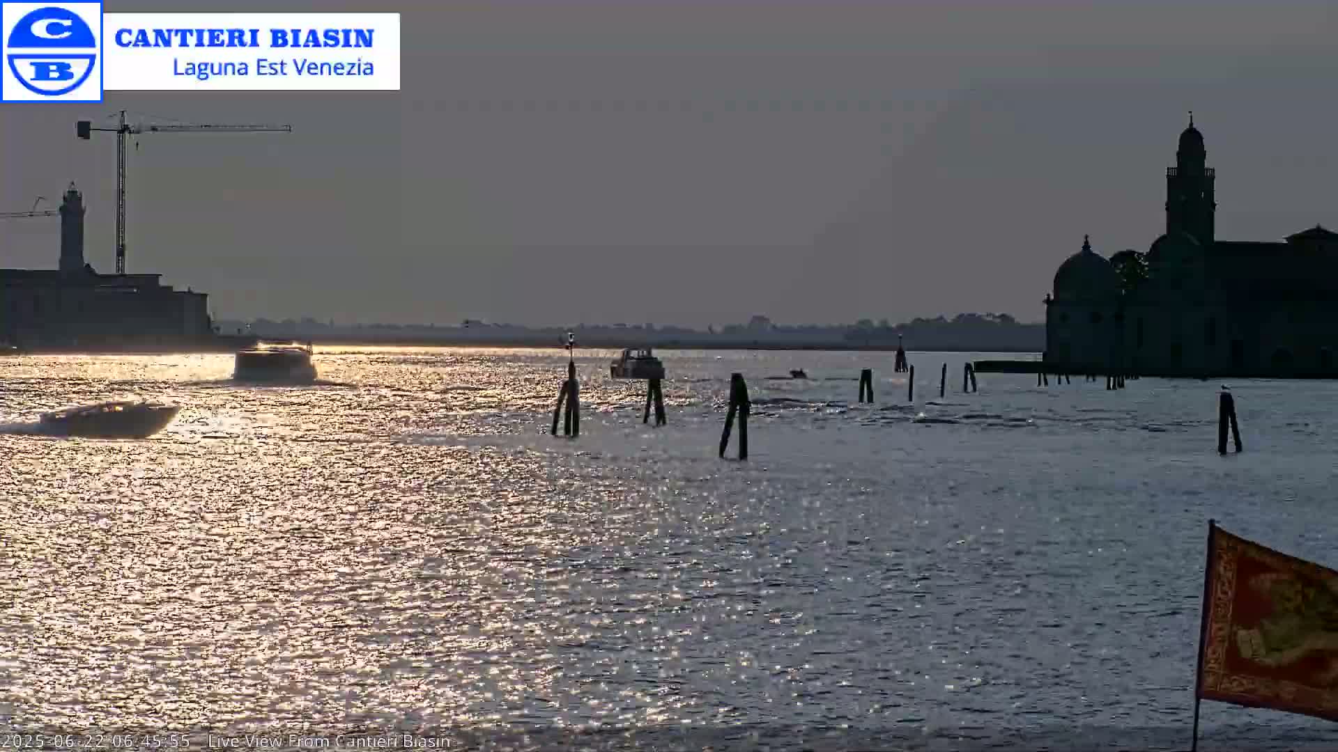 Laguna Lake Est Veniezia from Cantieri Biasin - Venice, Veneto, Italy