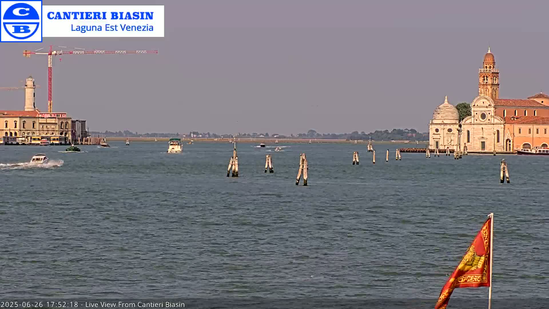 Laguna Lake Est Veniezia from Cantieri Biasin - Venice, Veneto, Italy