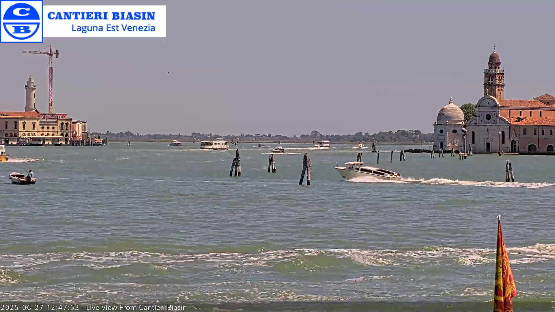 Laguna Lake Est Veniezia from Cantieri Biasin - Venice, Veneto, Italy