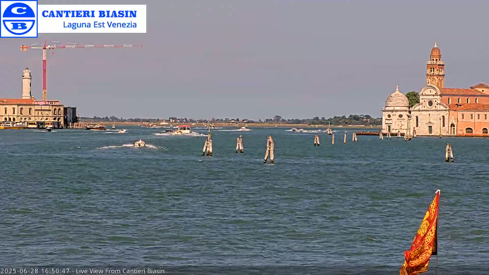 Laguna Lake Est Veniezia from Cantieri Biasin - Venice, Veneto, Italy