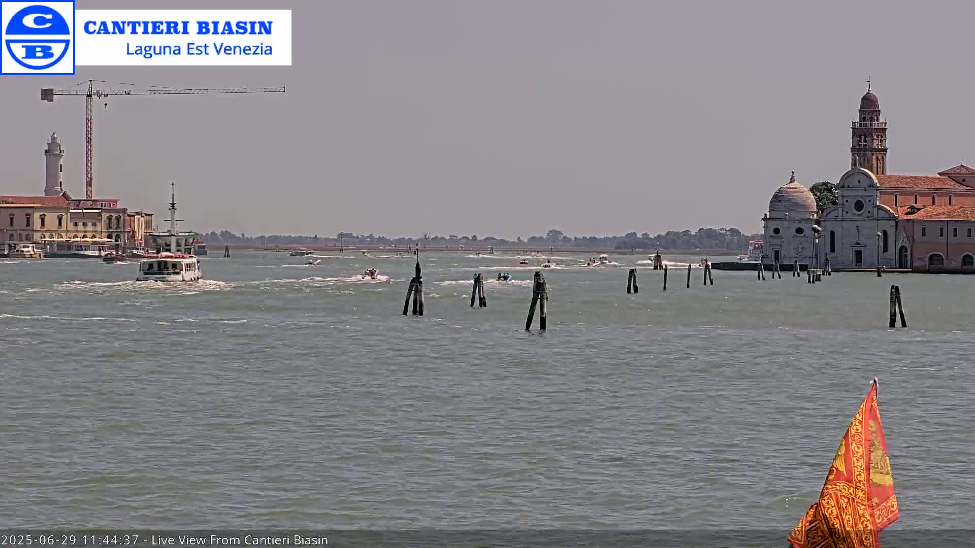 Laguna Lake Est Veniezia from Cantieri Biasin - Venice, Veneto, Italy