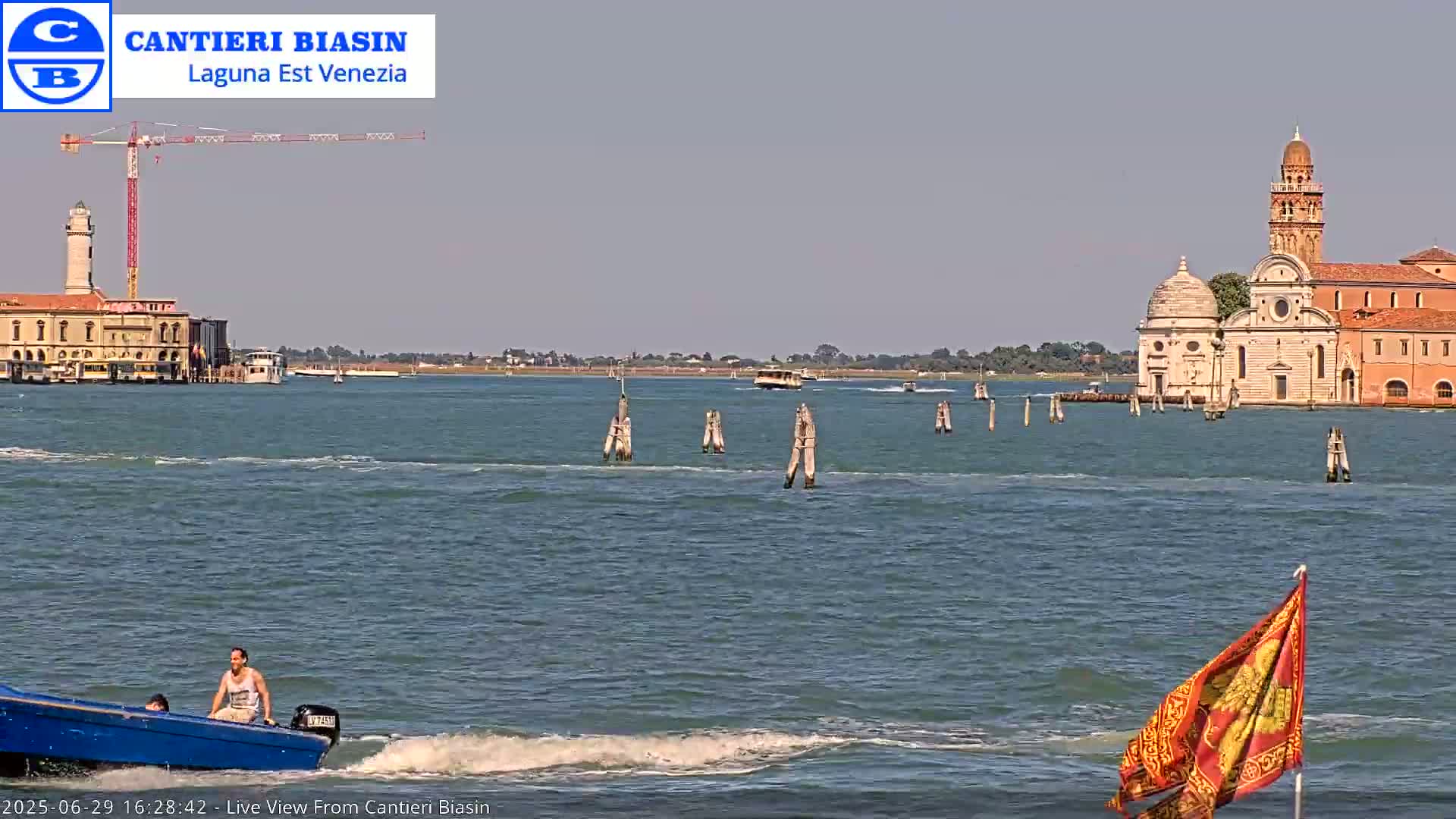 Laguna Lake Est Veniezia from Cantieri Biasin - Venice, Veneto, Italy