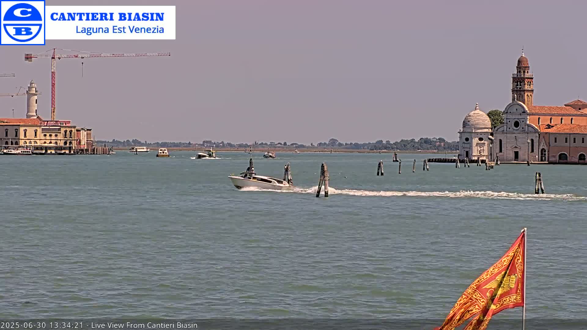 Laguna Lake Est Veniezia from Cantieri Biasin - Venice, Veneto, Italy