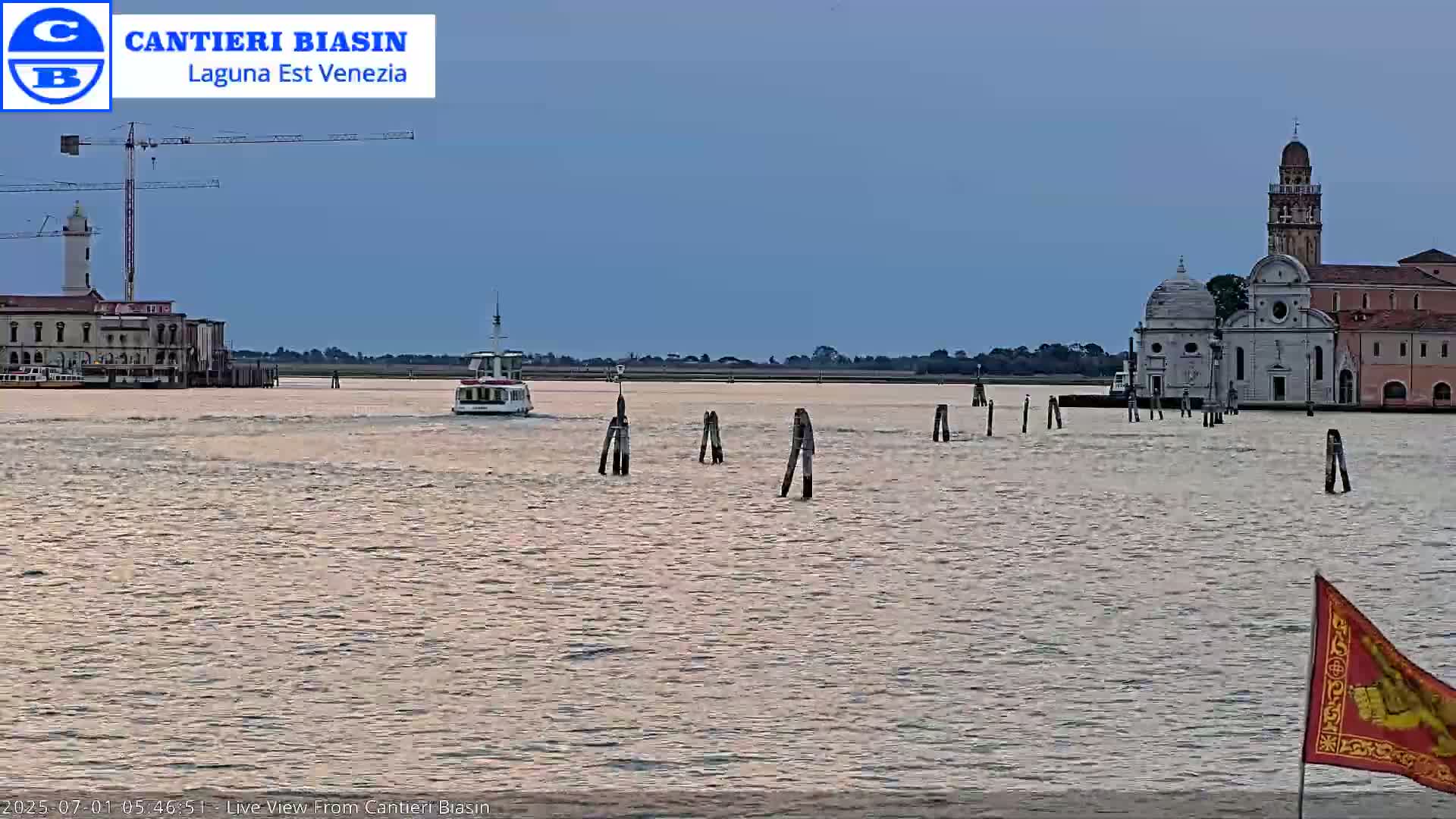 Laguna Lake Est Veniezia from Cantieri Biasin - Venice, Veneto, Italy