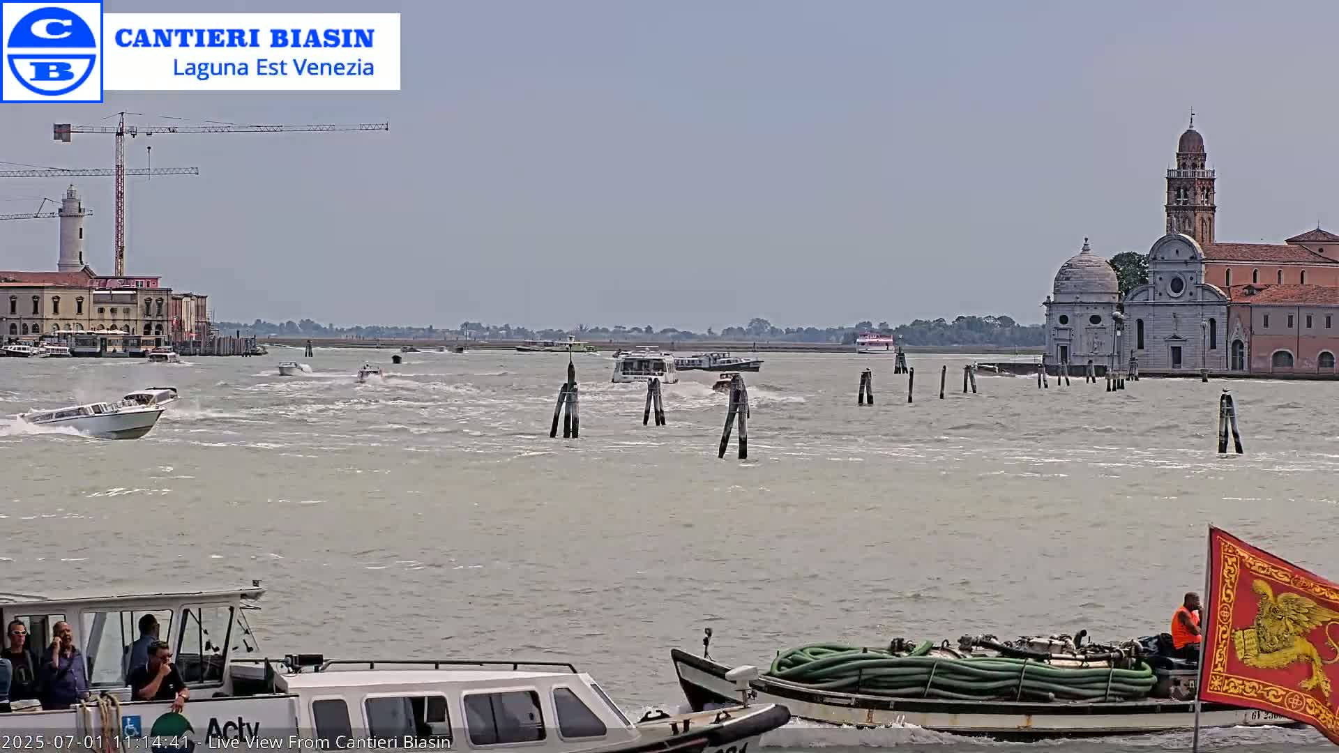 Laguna Lake Est Veniezia from Cantieri Biasin - Venice, Veneto, Italy