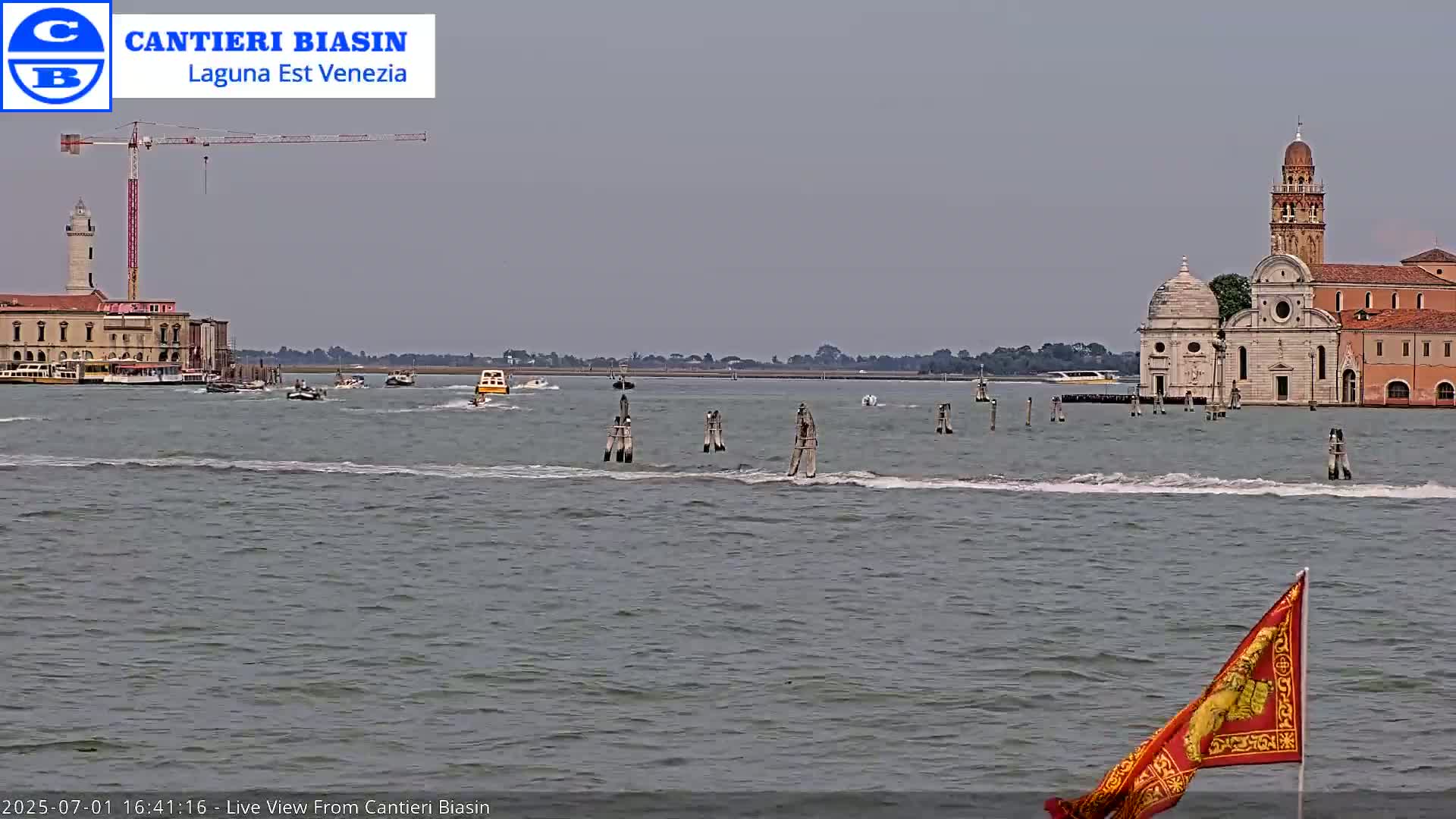 Laguna Lake Est Veniezia from Cantieri Biasin - Venice, Veneto, Italy