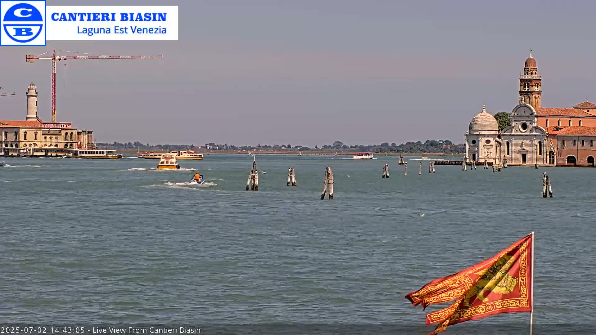 Laguna Lake Est Veniezia from Cantieri Biasin - Venice, Veneto, Italy