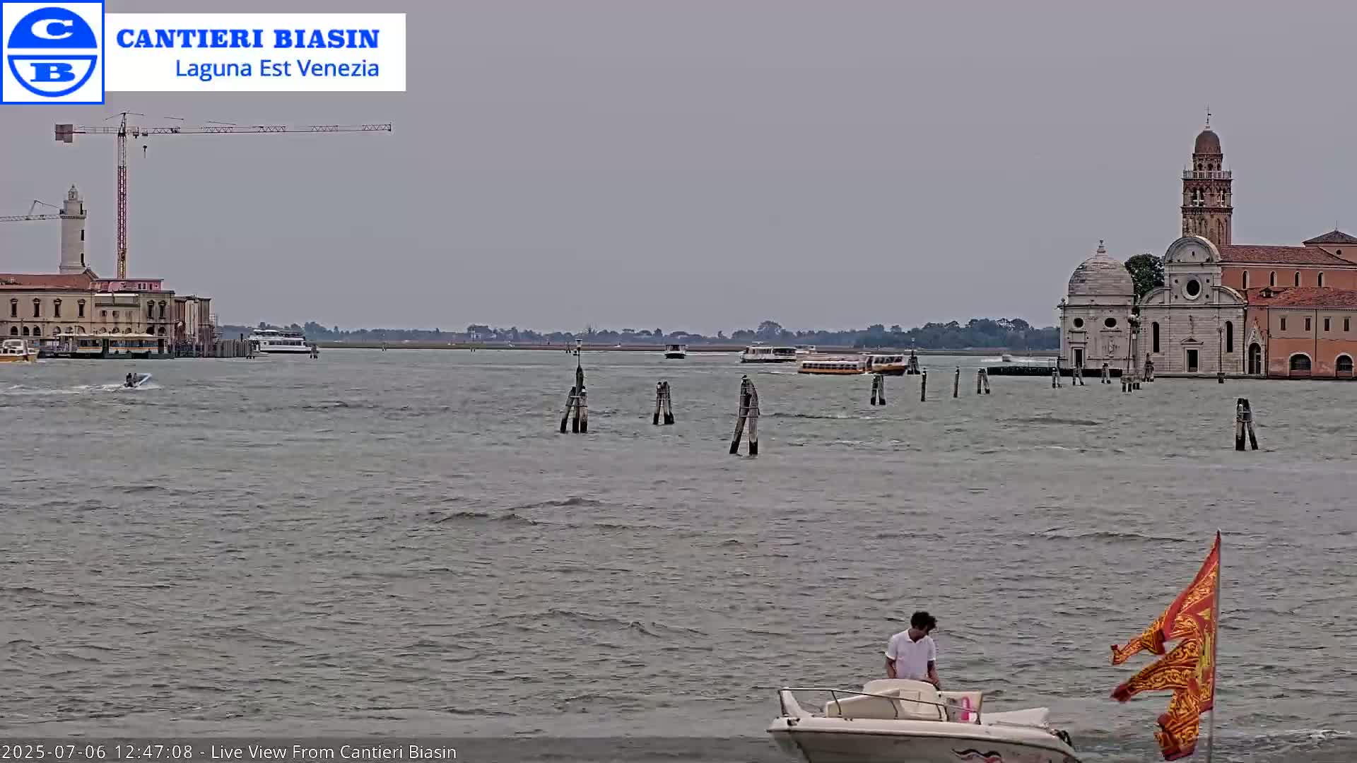 Laguna Lake Est Veniezia from Cantieri Biasin - Venice, Veneto, Italy