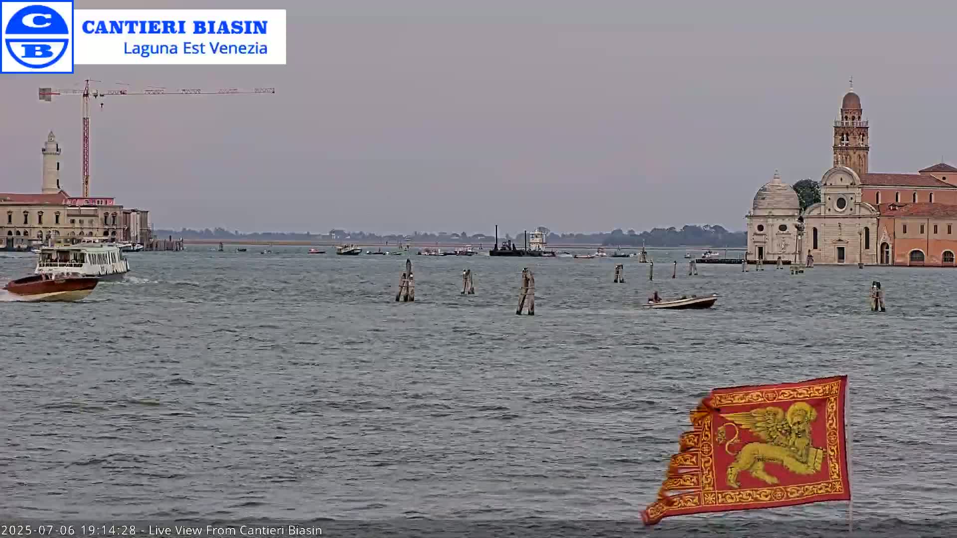 Laguna Lake Est Veniezia from Cantieri Biasin - Venice, Veneto, Italy