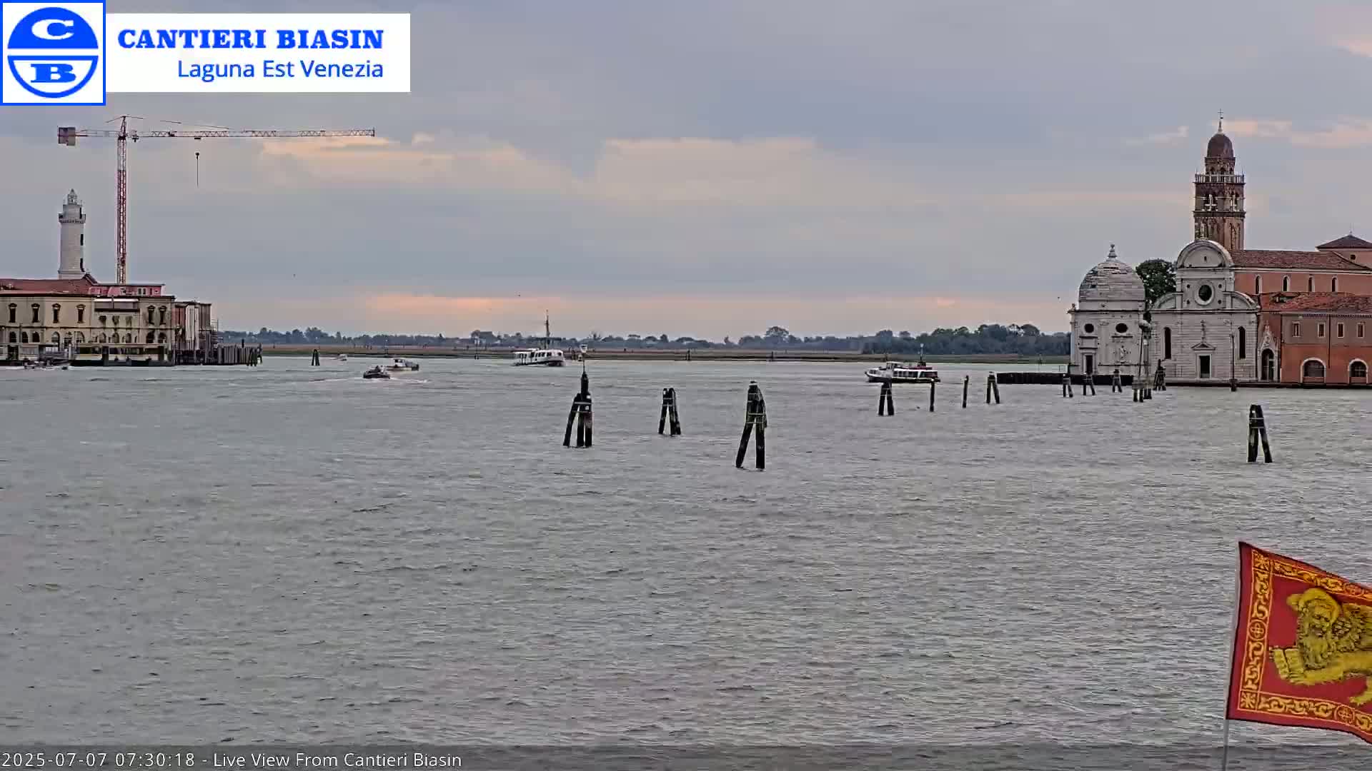 Laguna Lake Est Veniezia from Cantieri Biasin - Venice, Veneto, Italy