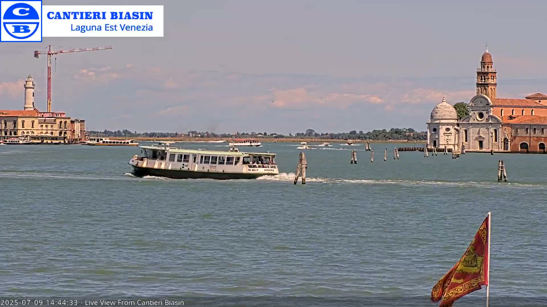 Laguna Lake Est Veniezia from Cantieri Biasin - Venice, Veneto, Italy
