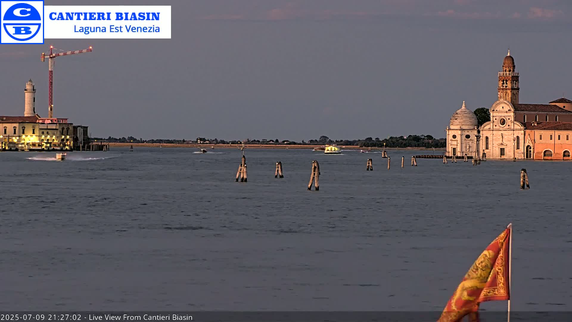 Laguna Lake Est Veniezia from Cantieri Biasin - Venice, Veneto, Italy
