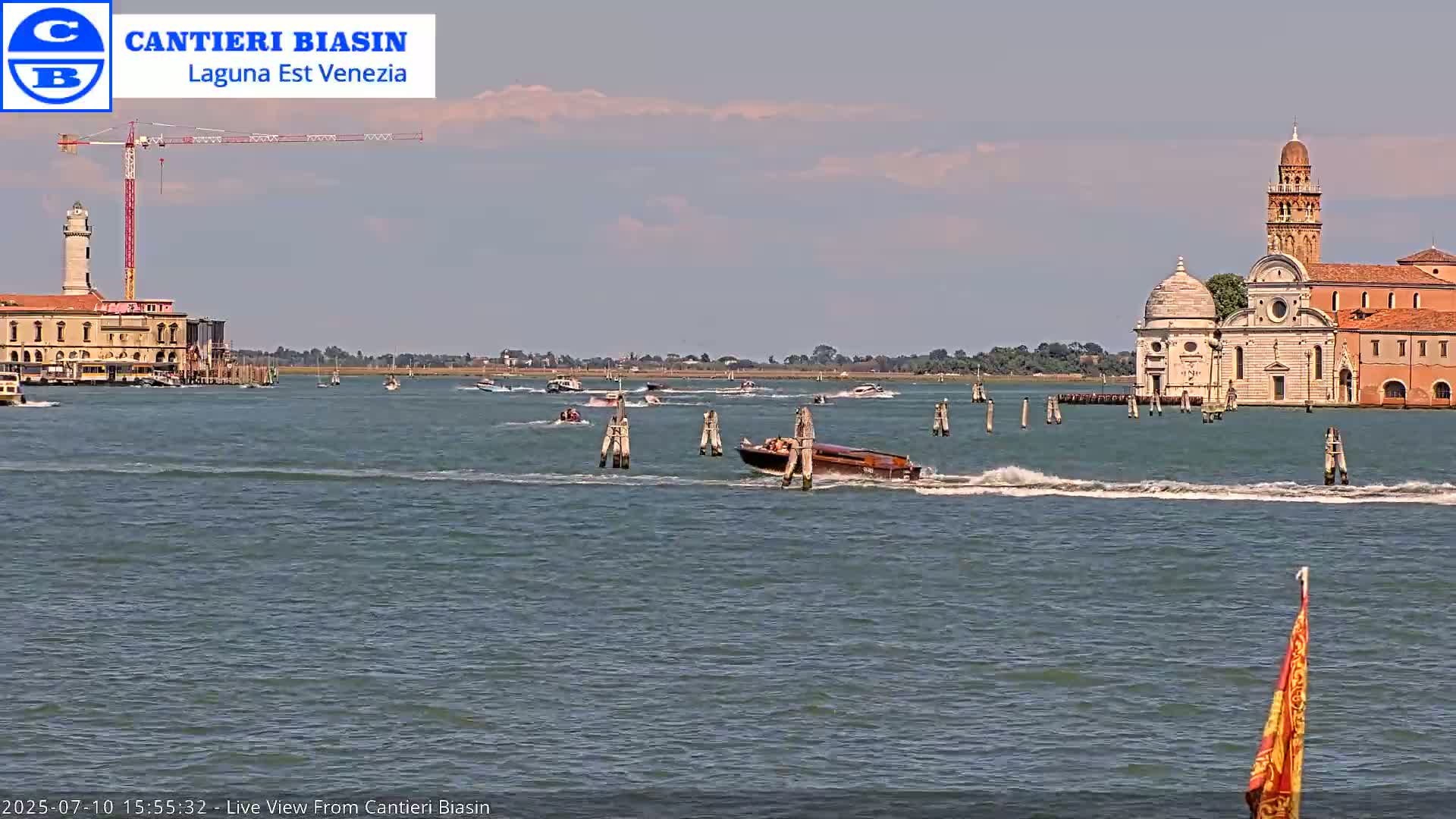 Laguna Lake Est Veniezia from Cantieri Biasin - Venice, Veneto, Italy