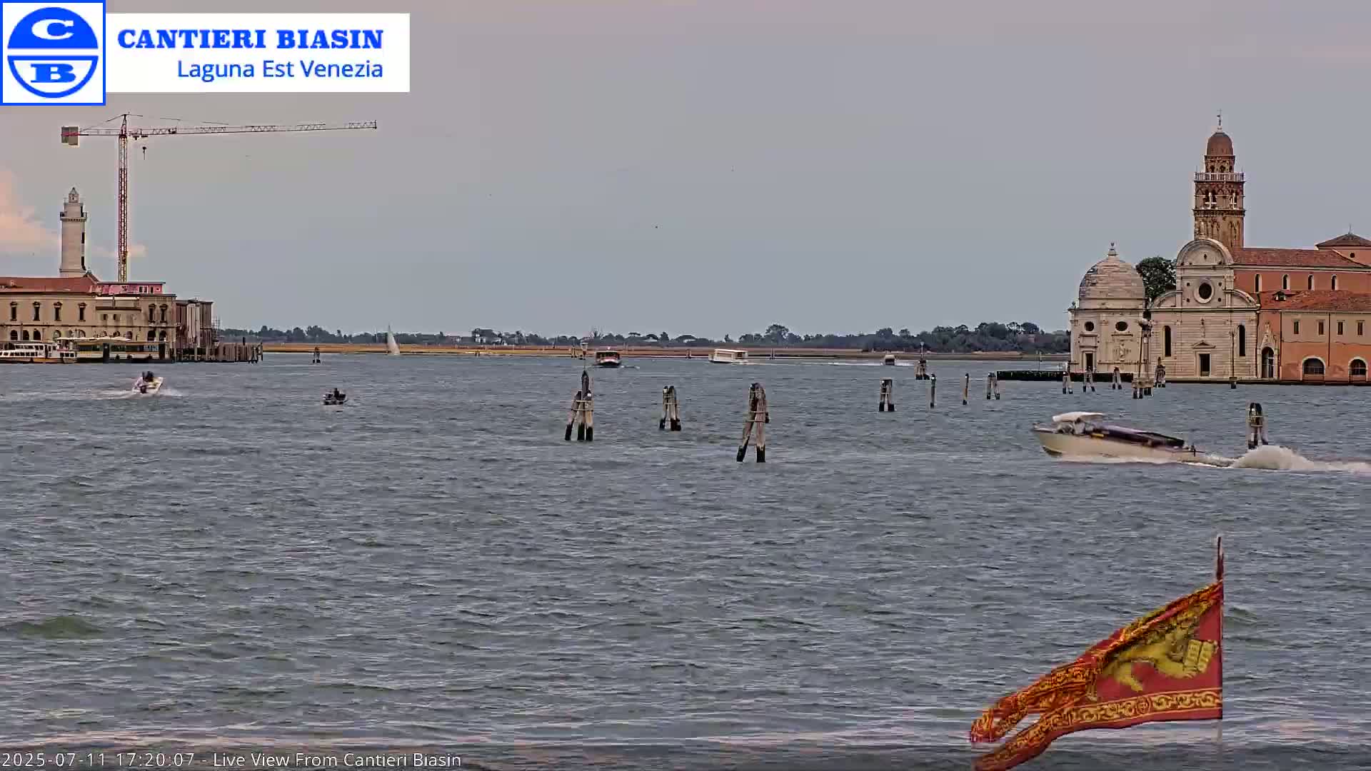 Laguna Lake Est Veniezia from Cantieri Biasin - Venice, Veneto, Italy