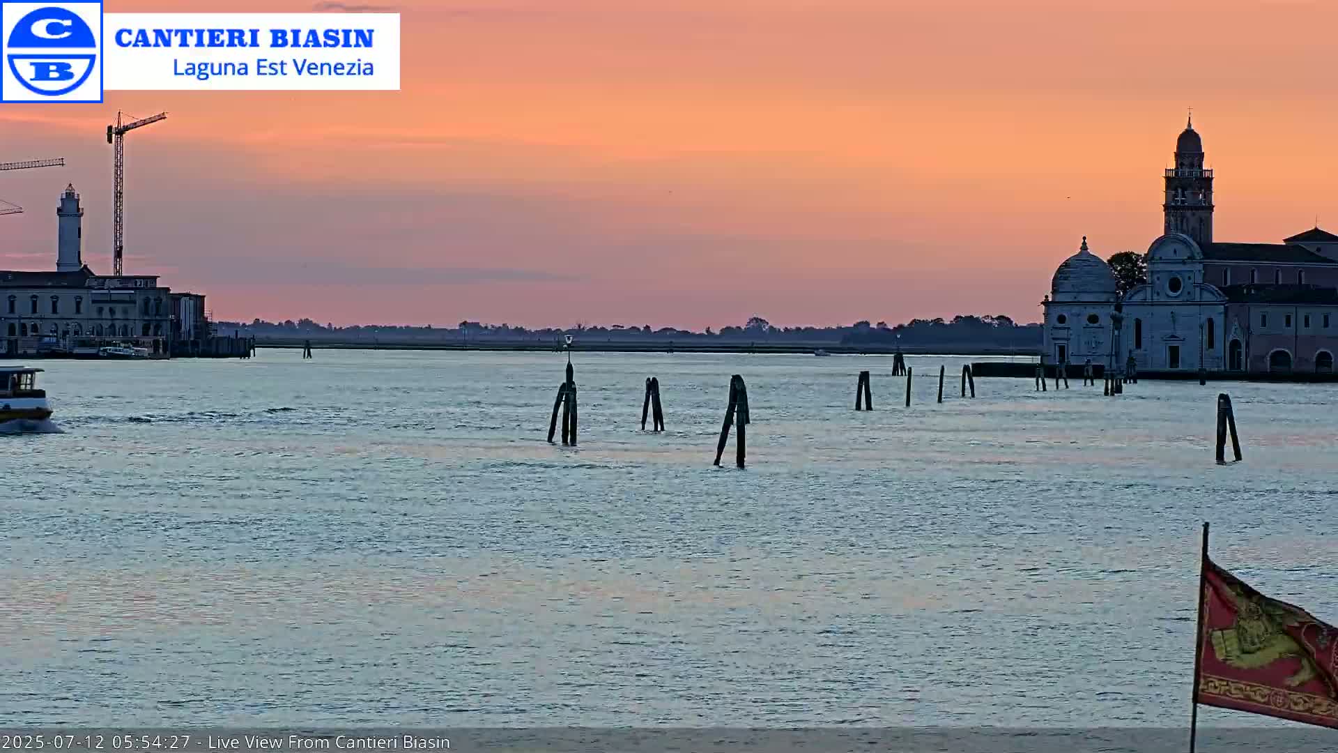 Laguna Lake Est Veniezia from Cantieri Biasin - Venice, Veneto, Italy