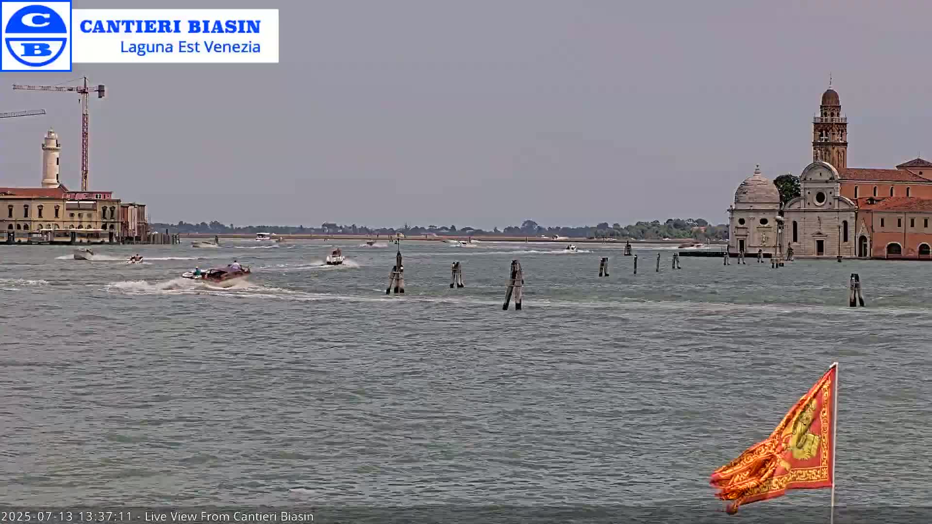 Laguna Lake Est Veniezia from Cantieri Biasin - Venice, Veneto, Italy