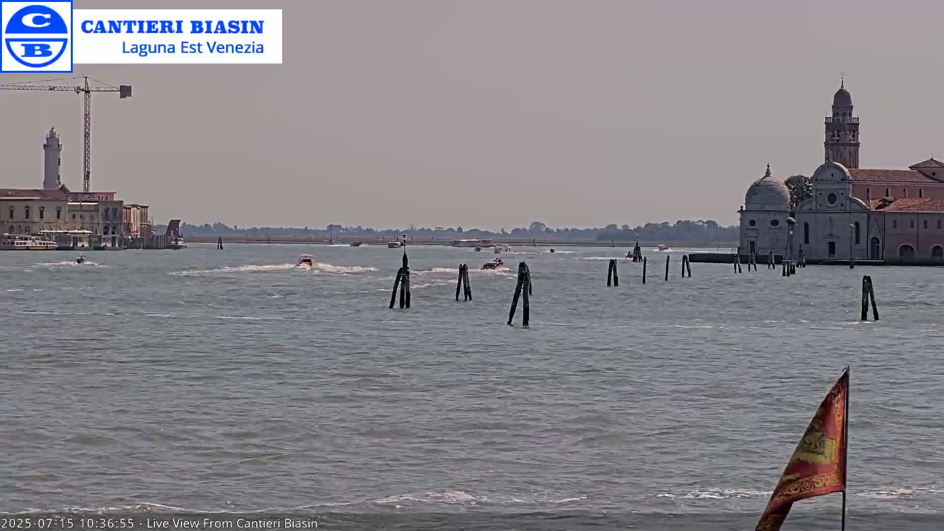 Laguna Lake Est Veniezia from Cantieri Biasin - Venice, Veneto, Italy