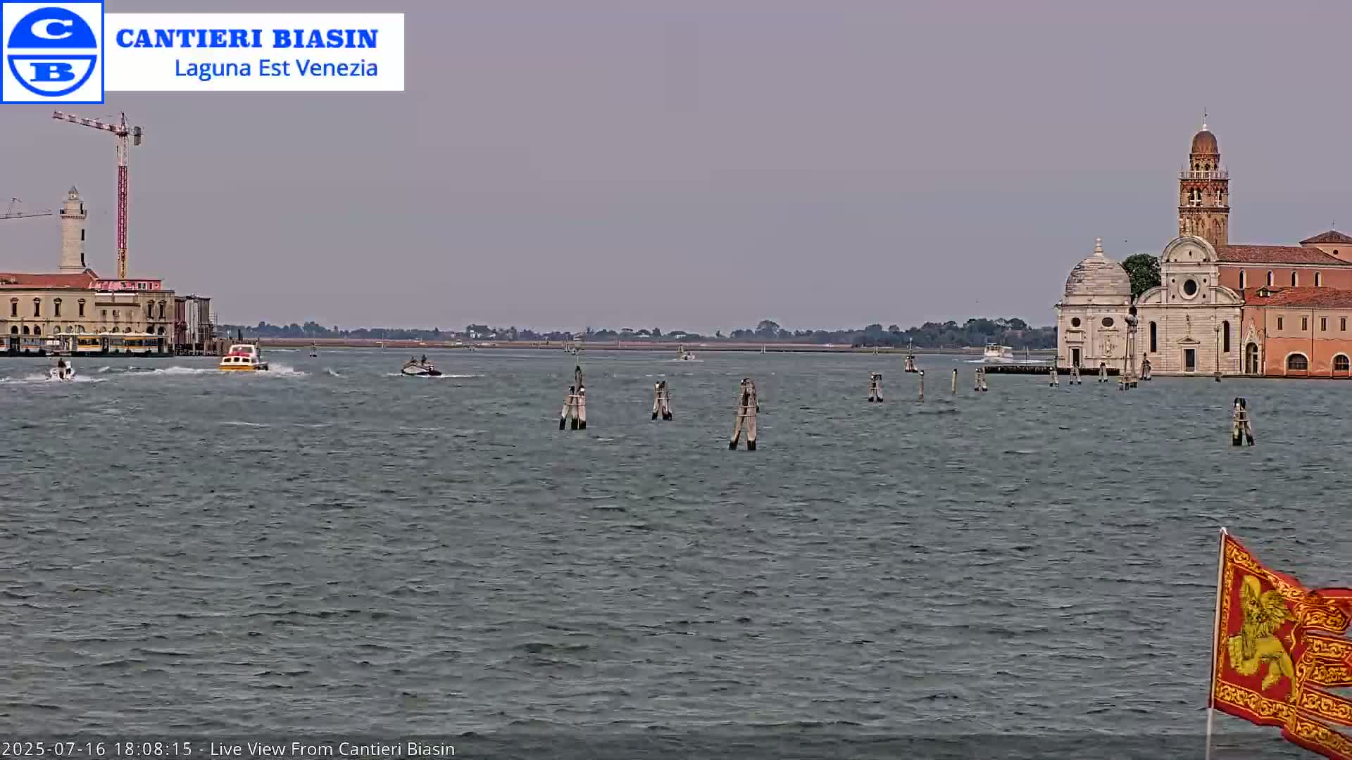 Laguna Lake Est Veniezia from Cantieri Biasin - Venice, Veneto, Italy