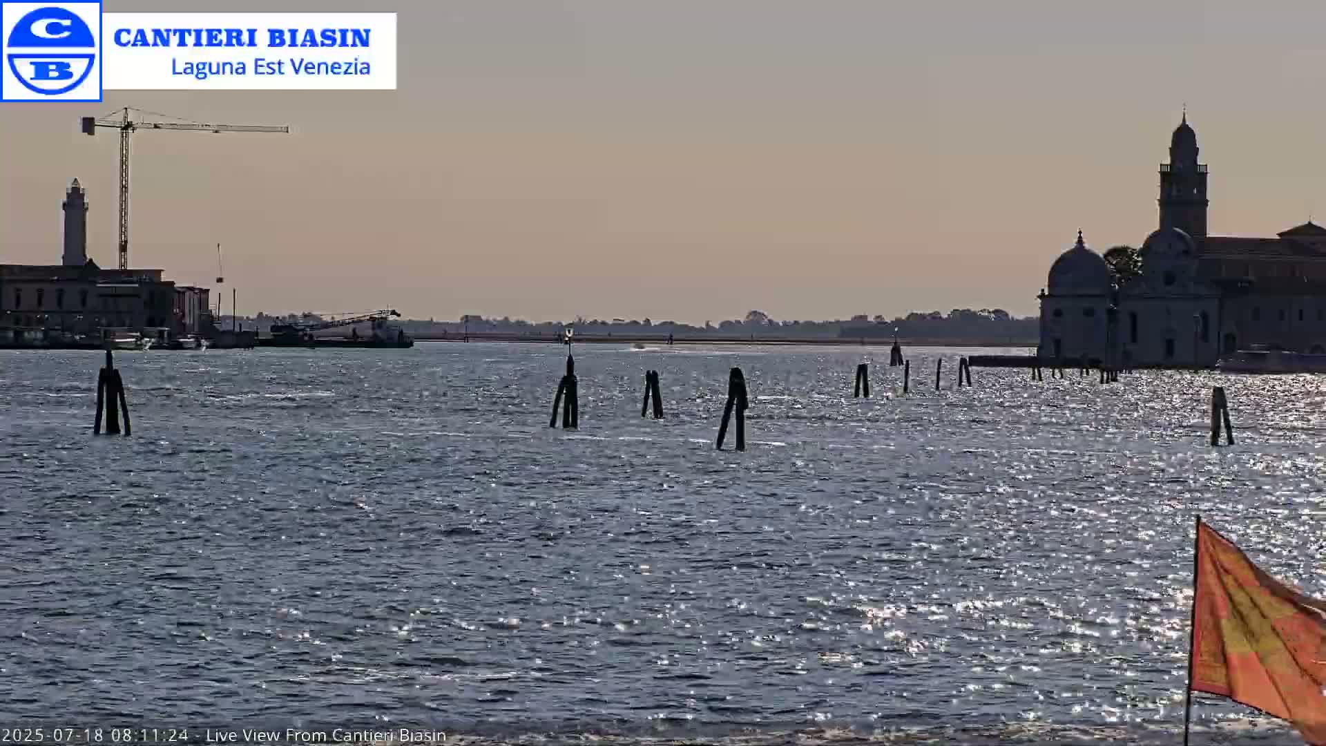 Laguna Lake Est Veniezia from Cantieri Biasin - Venice, Veneto, Italy
