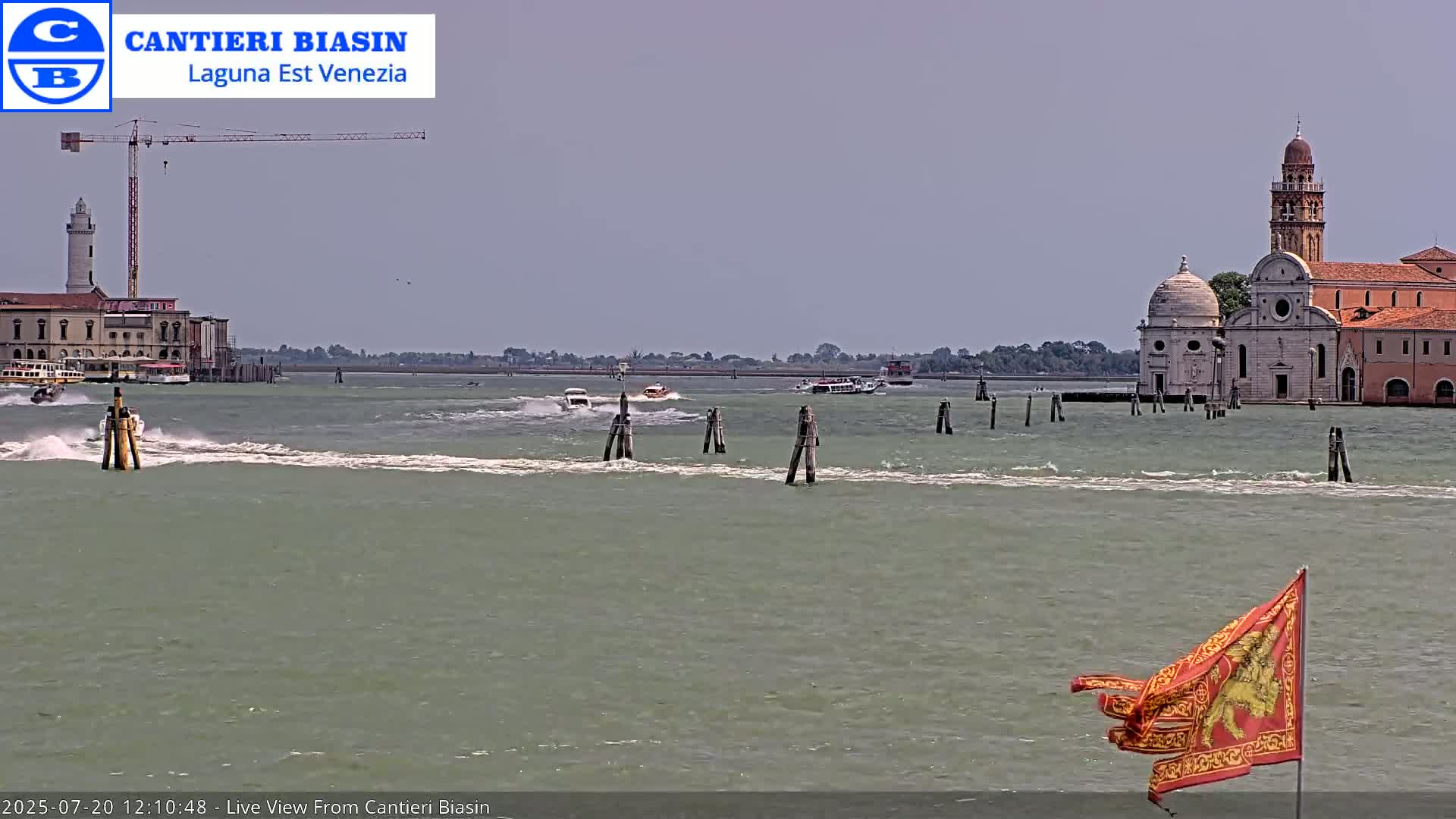 Laguna Lake Est Veniezia from Cantieri Biasin - Venice, Veneto, Italy