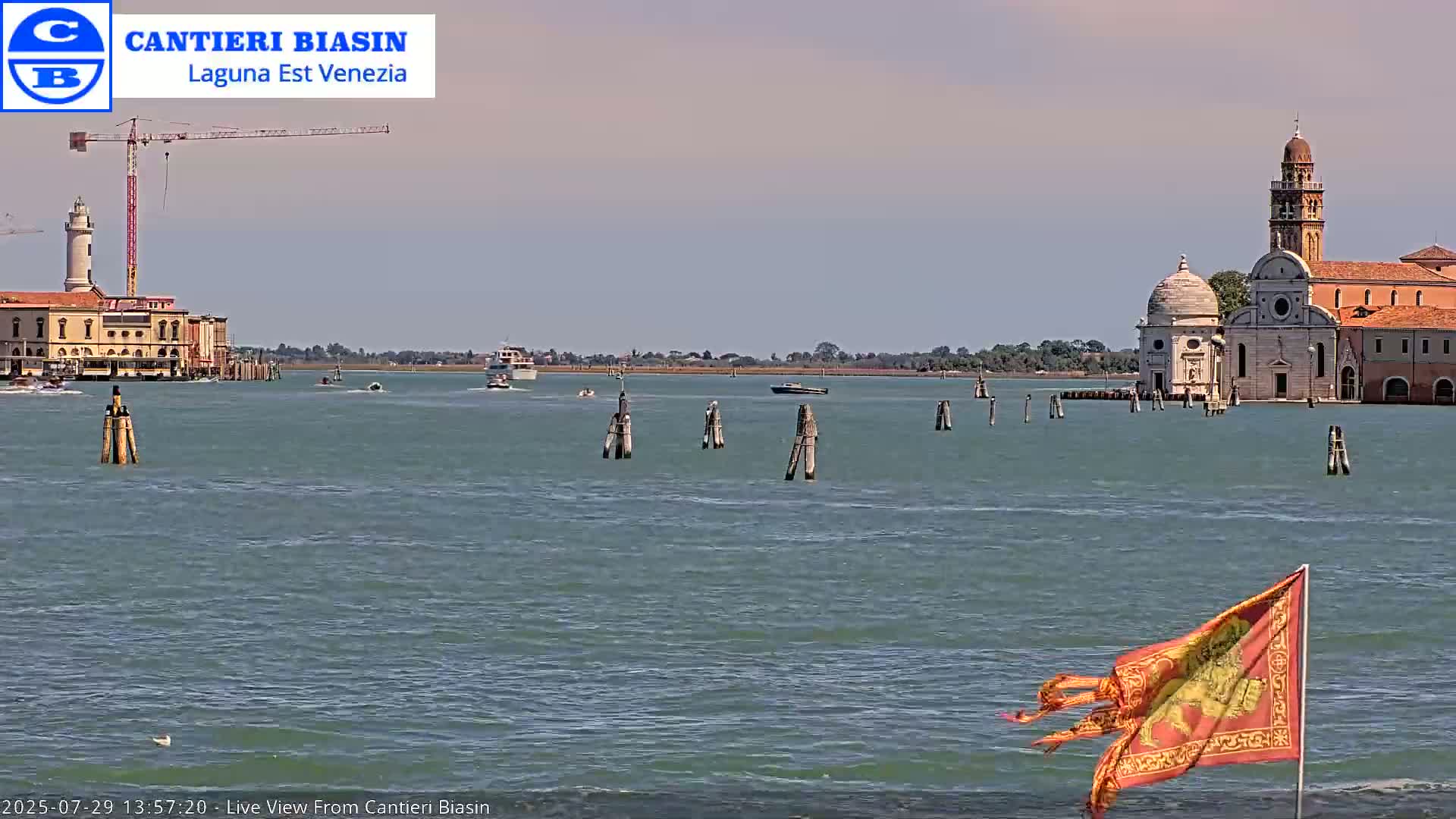 Laguna Lake Est Veniezia from Cantieri Biasin - Venice, Veneto, Italy