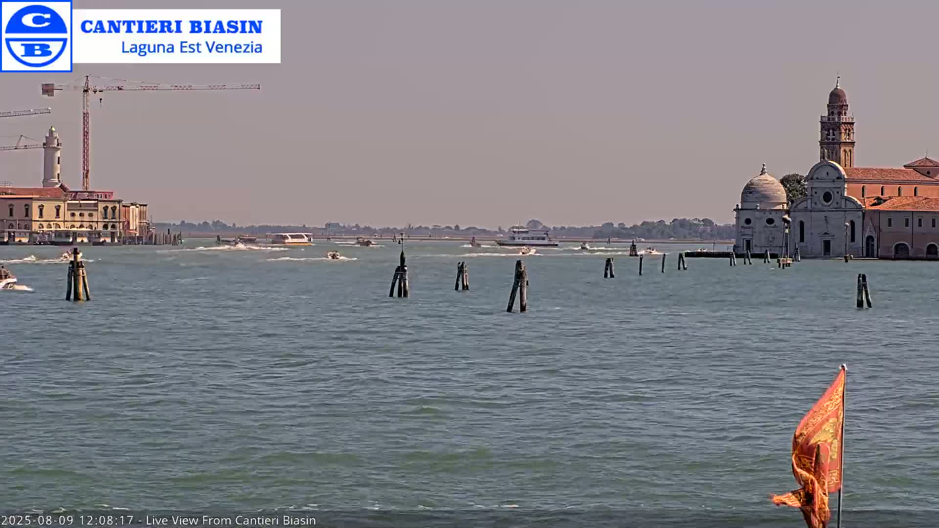Laguna Lake Est Veniezia from Cantieri Biasin - Venice, Veneto, Italy