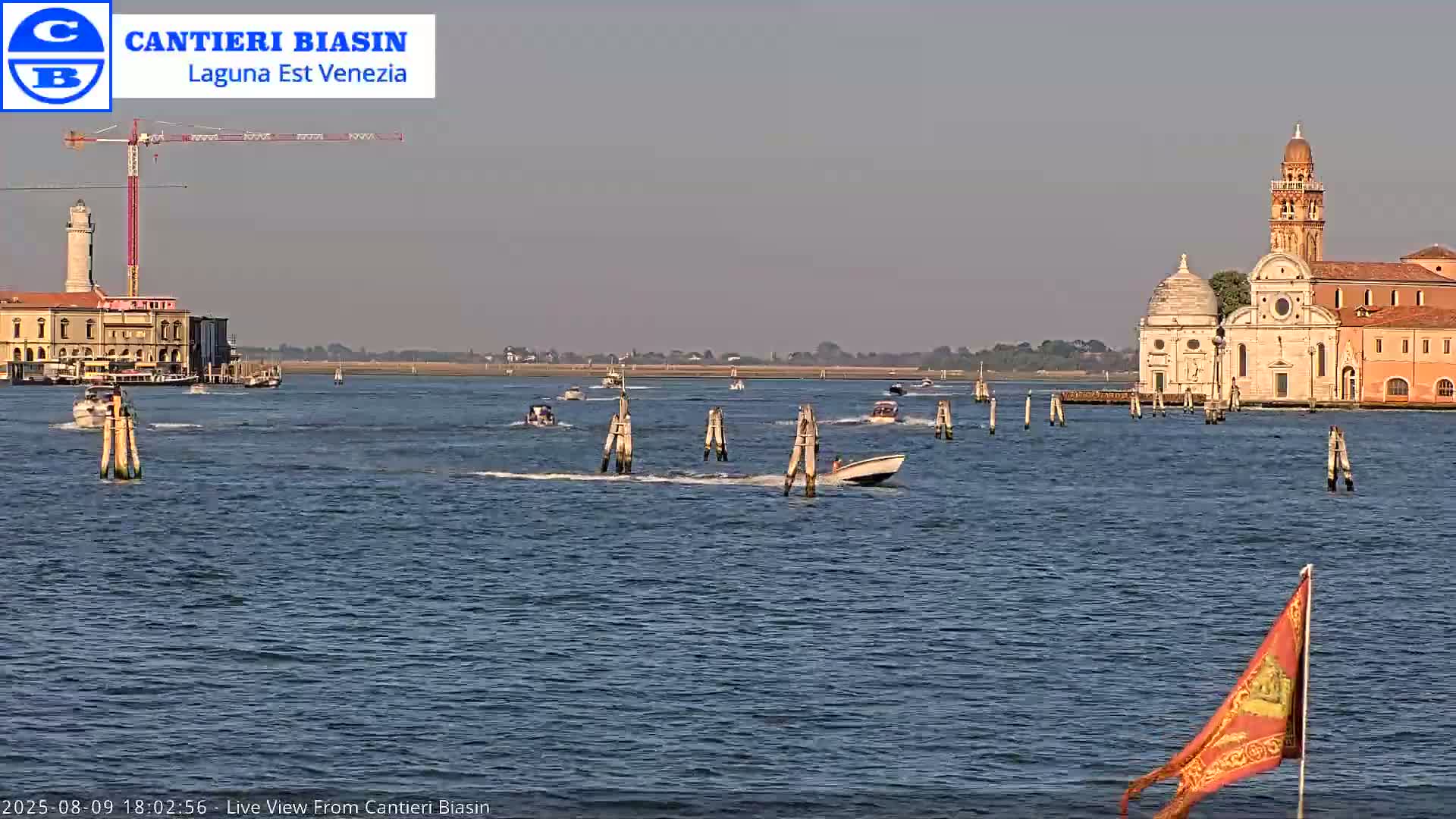 Laguna Lake Est Veniezia from Cantieri Biasin - Venice, Veneto, Italy