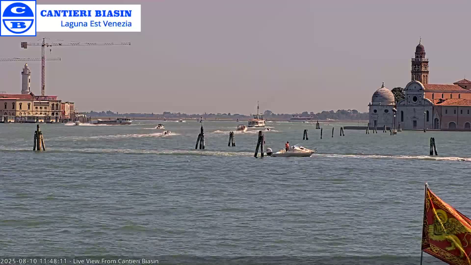 Laguna Lake Est Veniezia from Cantieri Biasin - Venice, Veneto, Italy