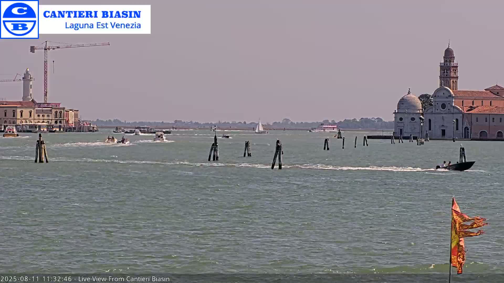 Laguna Lake Est Veniezia from Cantieri Biasin - Venice, Veneto, Italy