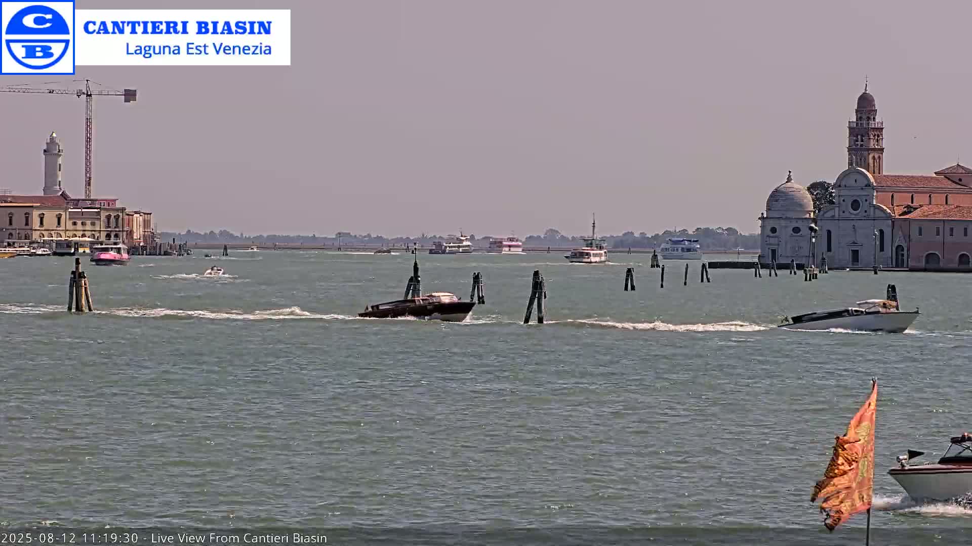 Laguna Lake Est Veniezia from Cantieri Biasin - Venice, Veneto, Italy