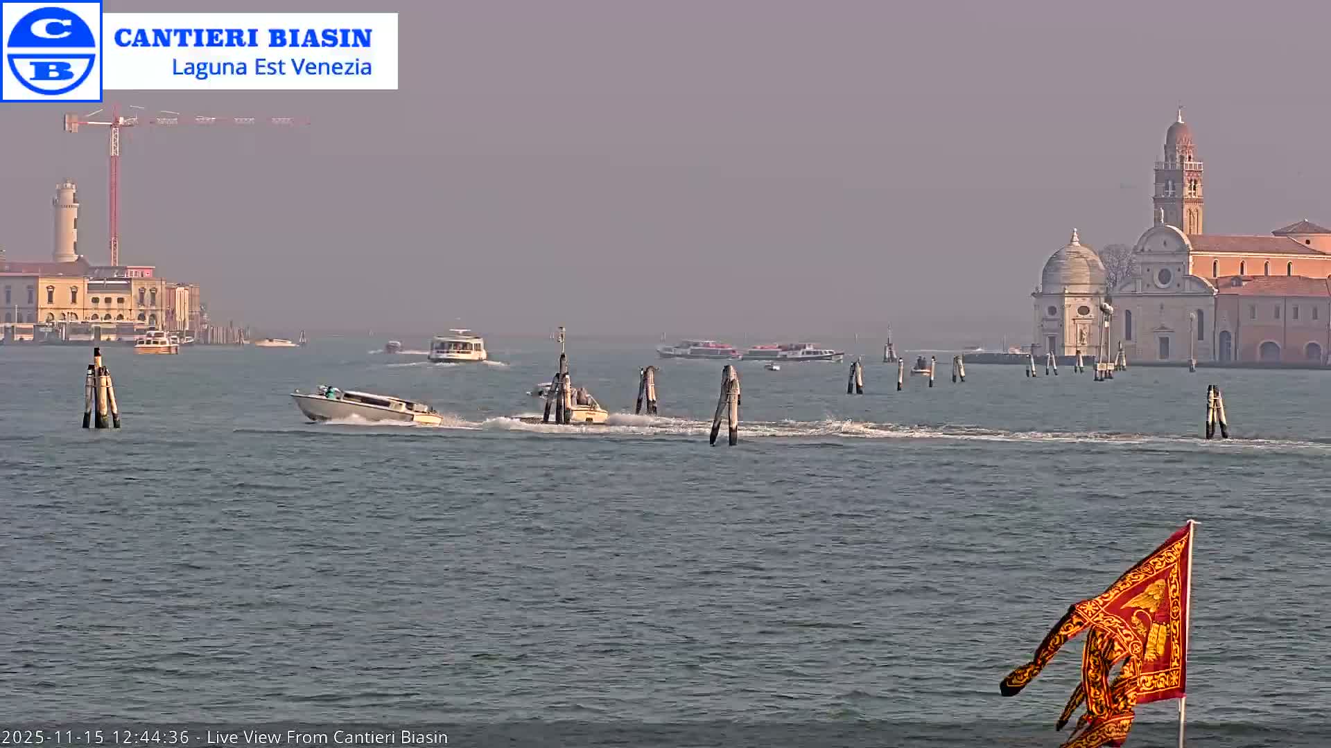 Laguna Lake Est Veniezia from Cantieri Biasin - Venice, Veneto, Italy