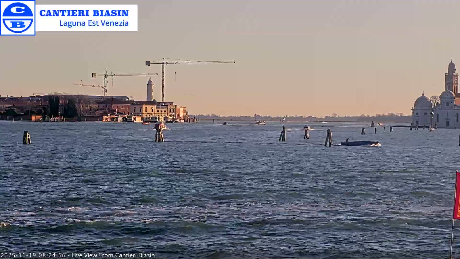 Laguna Lake Est Veniezia from Cantieri Biasin - Venice, Veneto, Italy