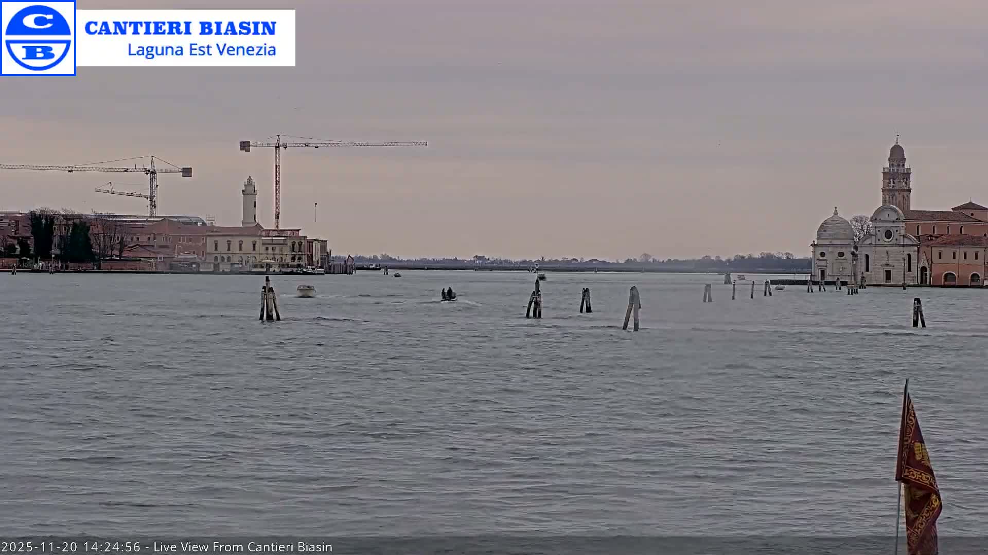 Laguna Lake Est Veniezia from Cantieri Biasin - Venice, Veneto, Italy